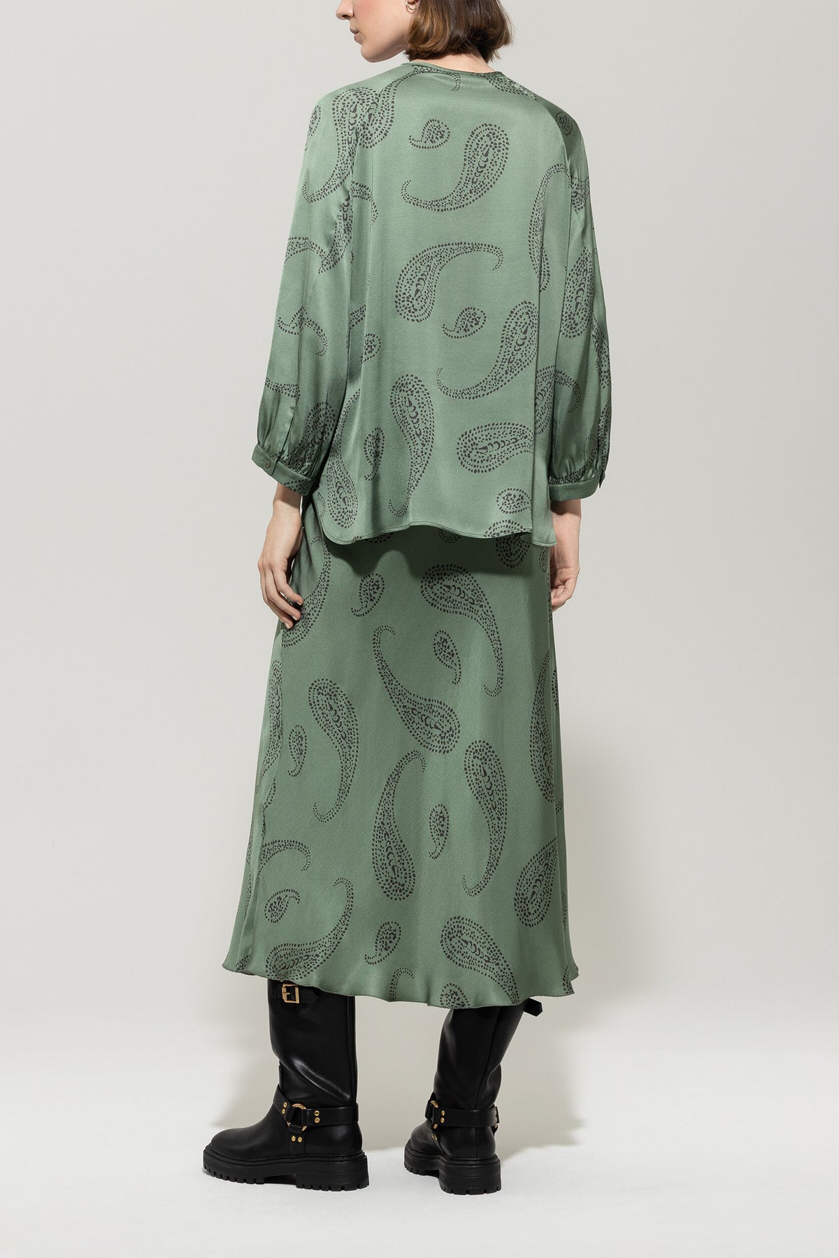 Blusenshirt mit Paisley-Print