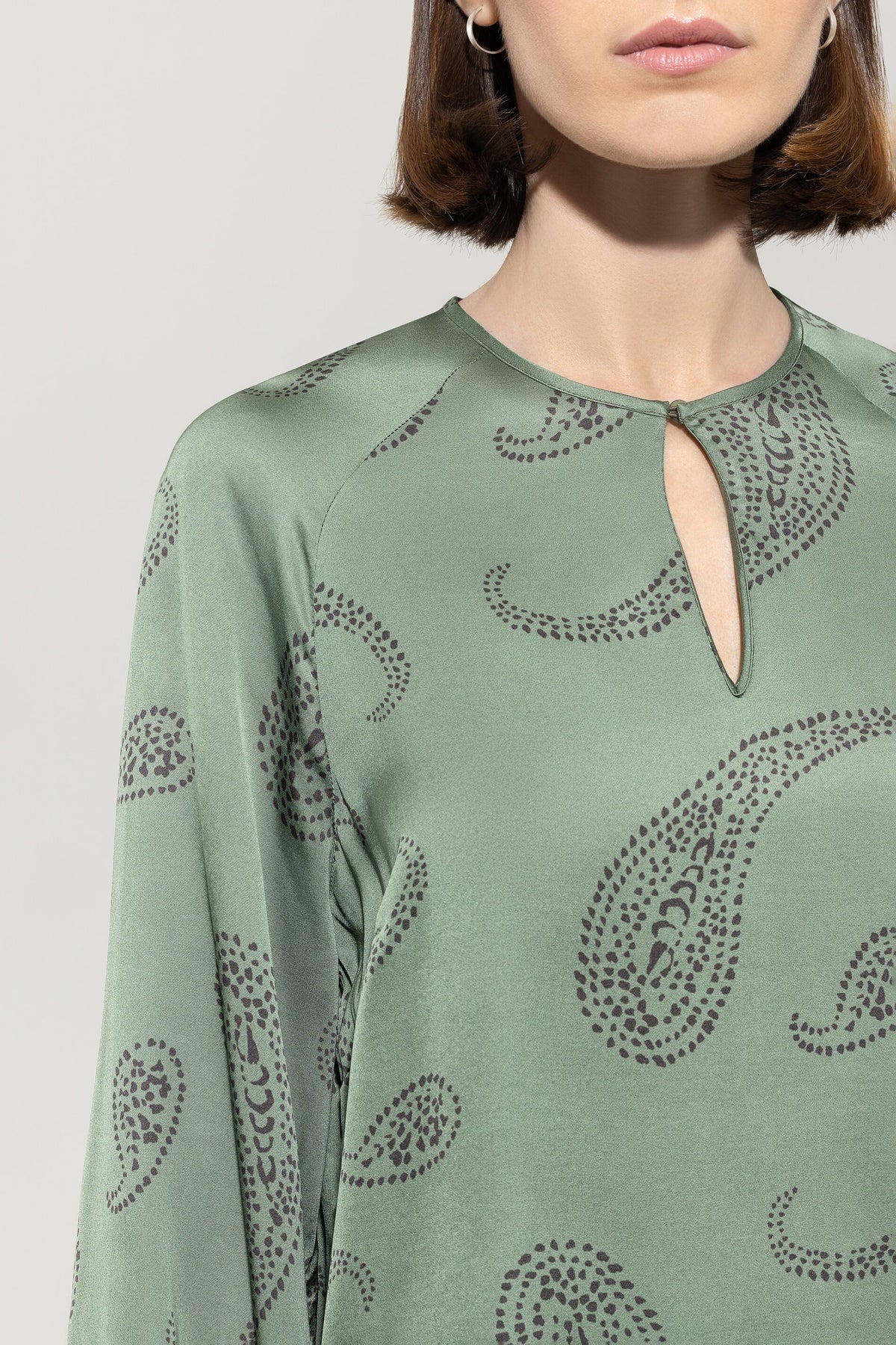 Blusenshirt mit Paisley-Print