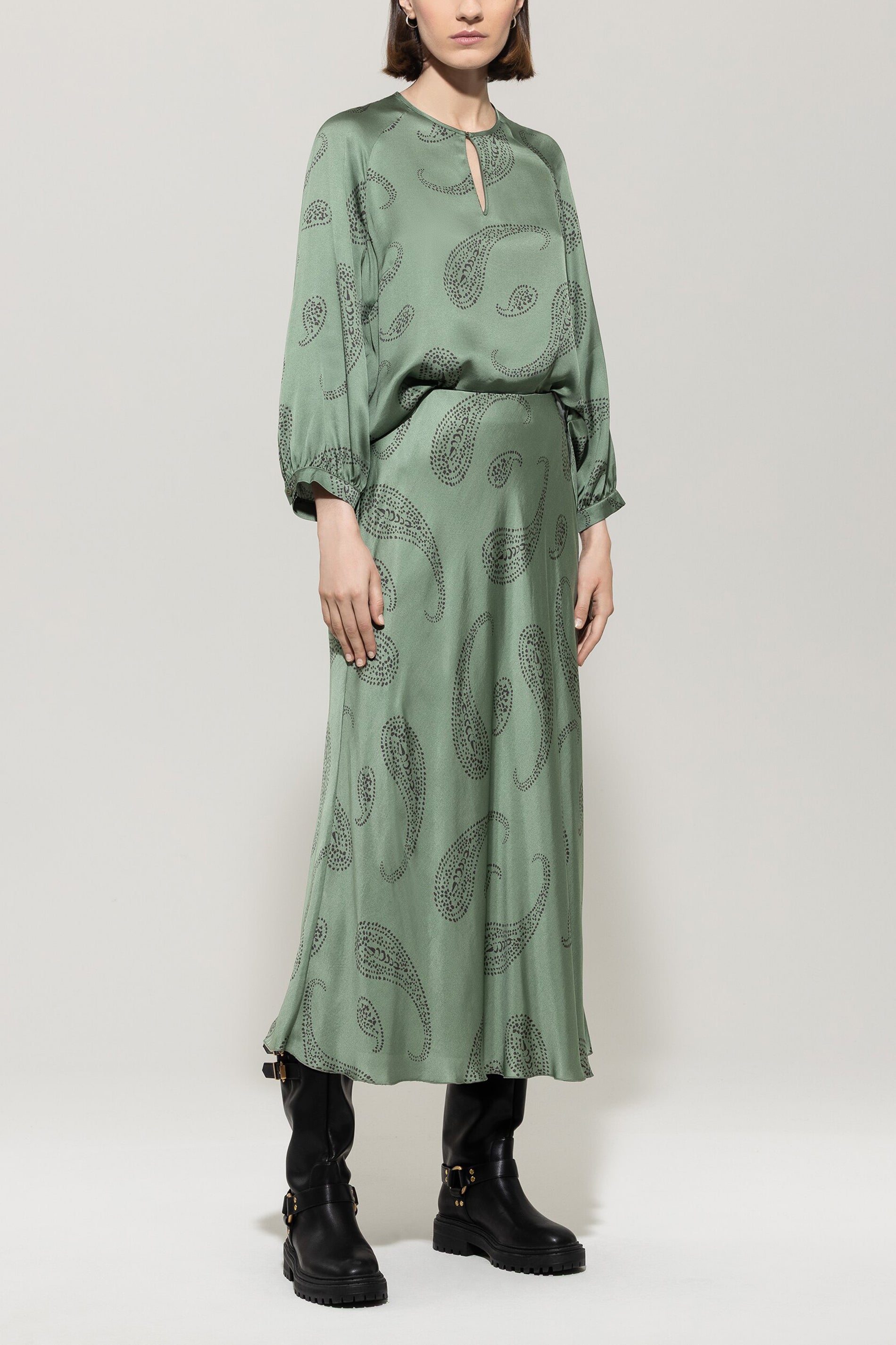 Rock mit Paisley-Print