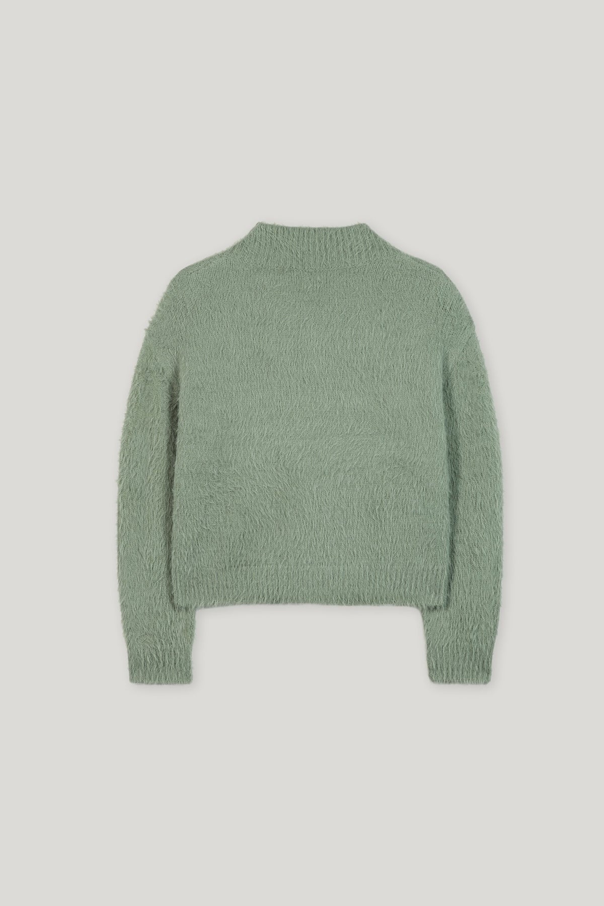 V-Pullover aus Woll-Mix