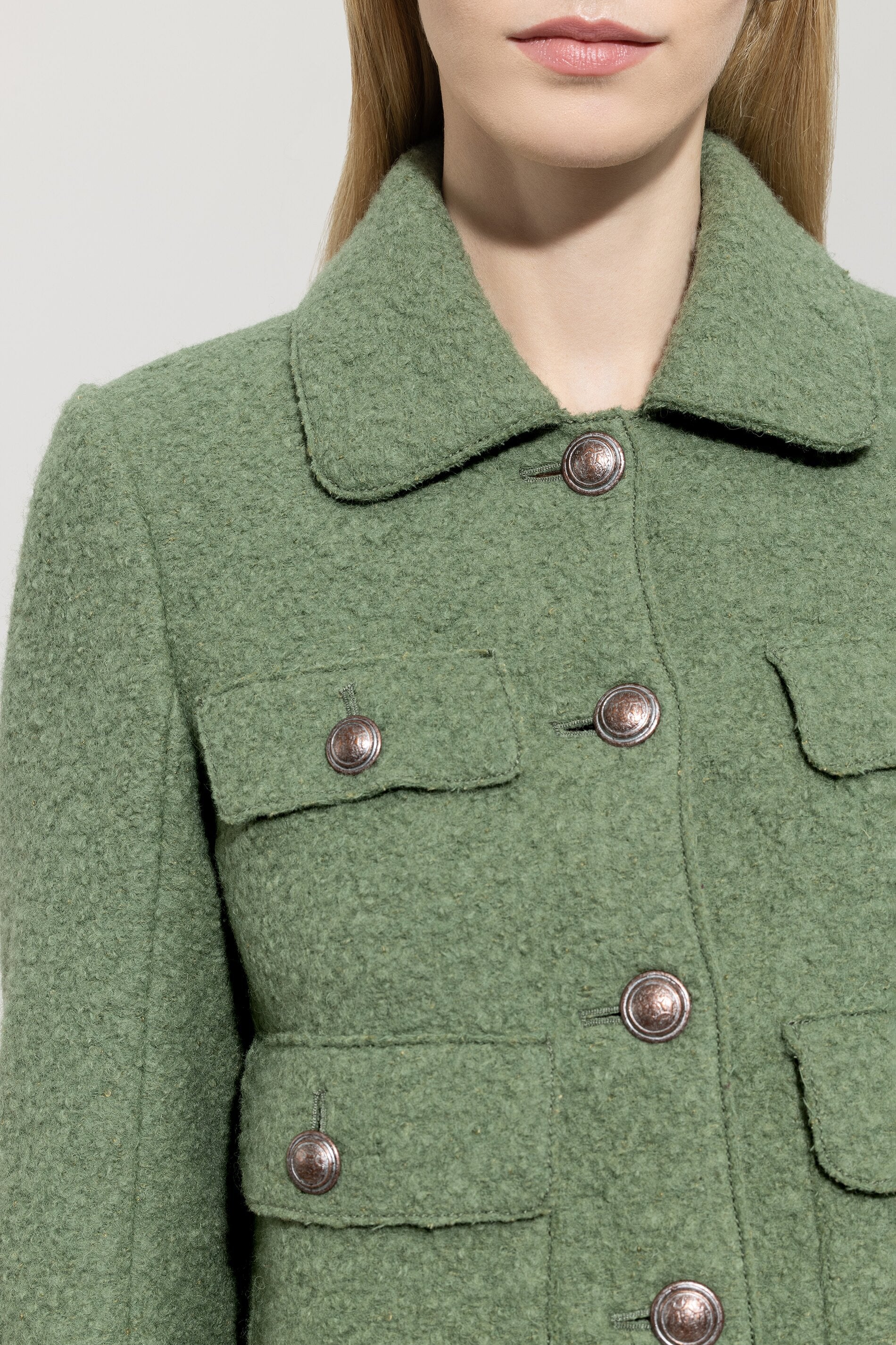 Jacke aus Woll-Mix