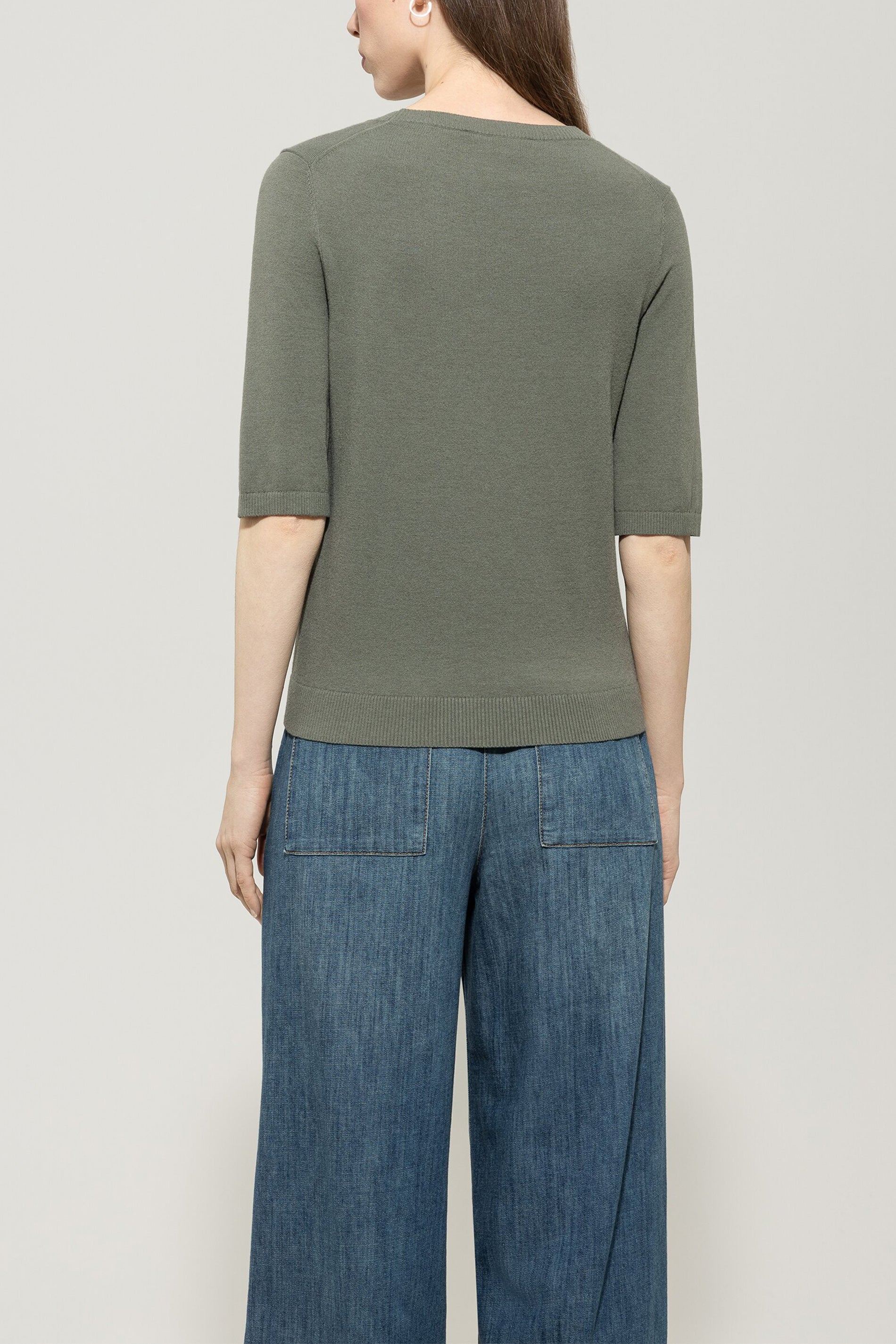 Feinstrick-Pullover