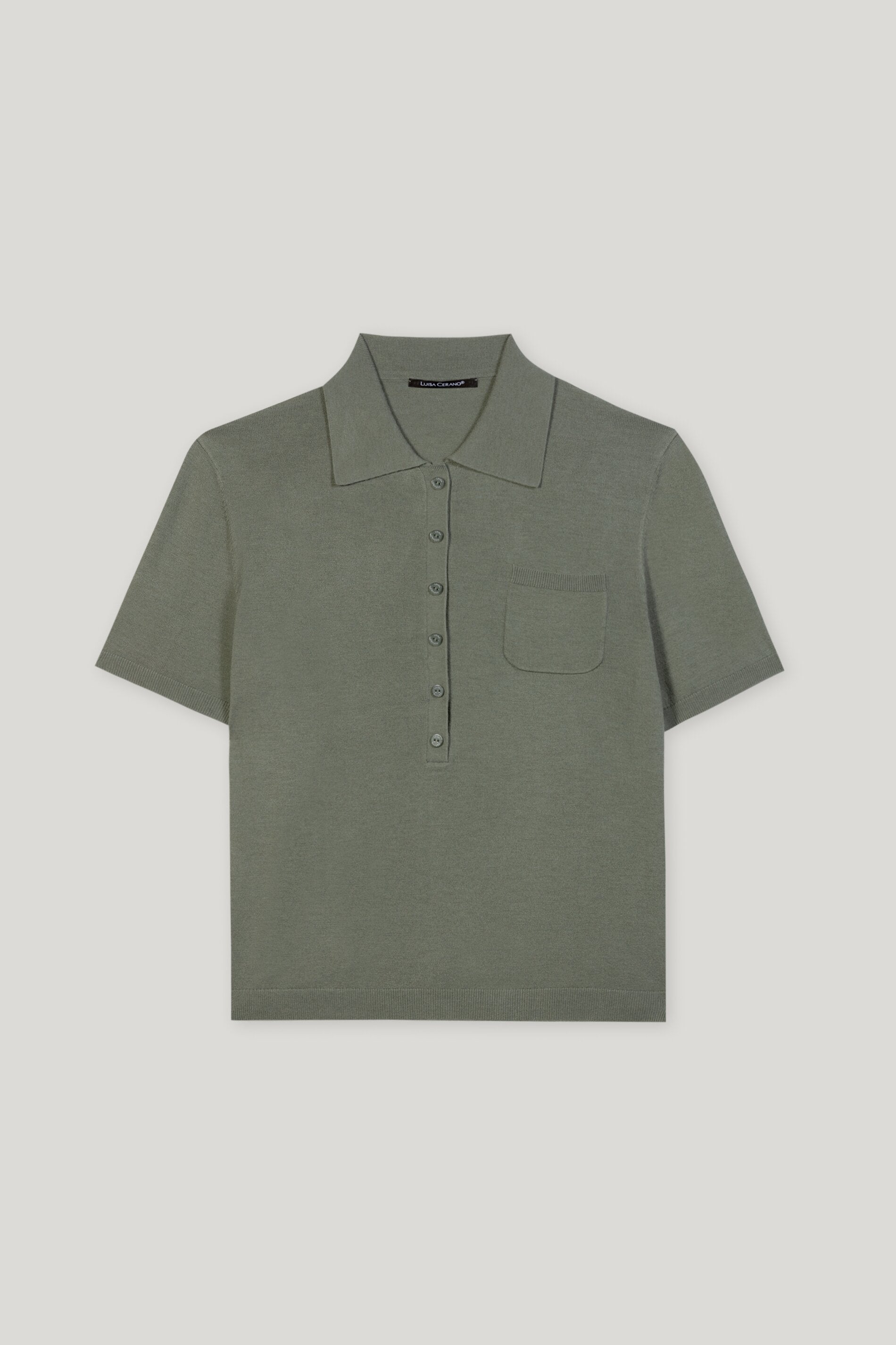 Polo-Shirt aus Woll-Mix