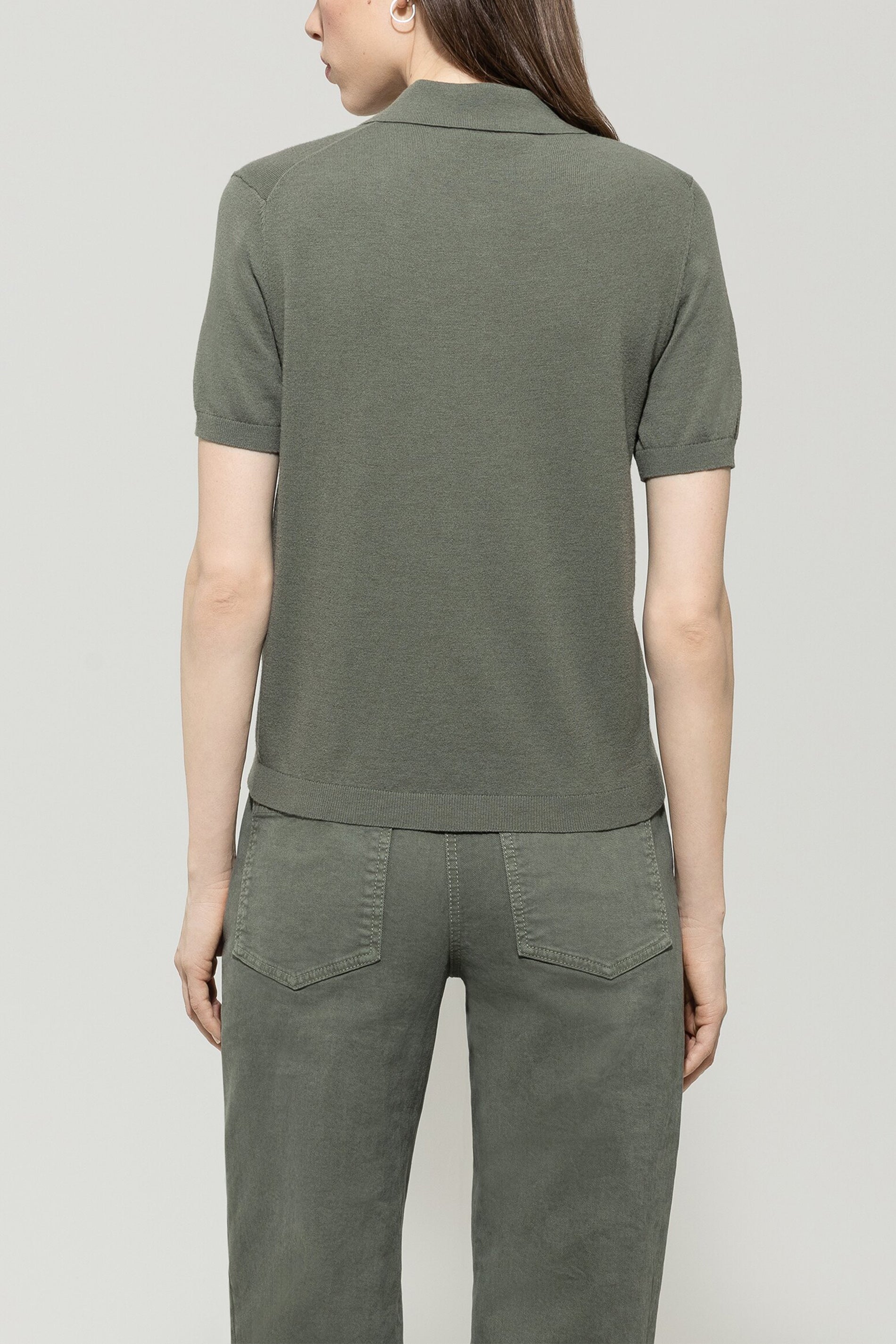 Polo-Shirt aus Woll-Mix