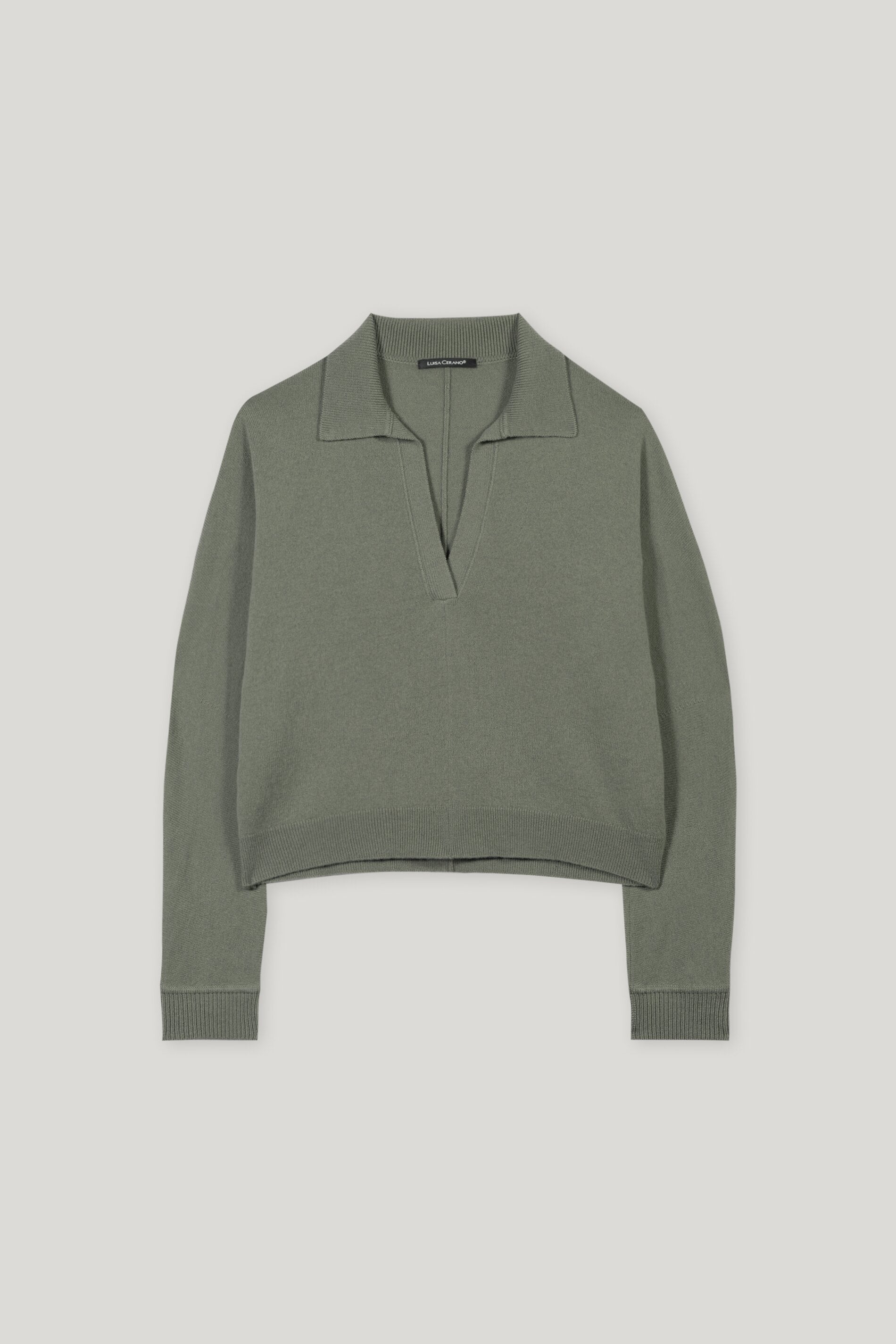 Polo-Shirt aus Kaschmir-Mix