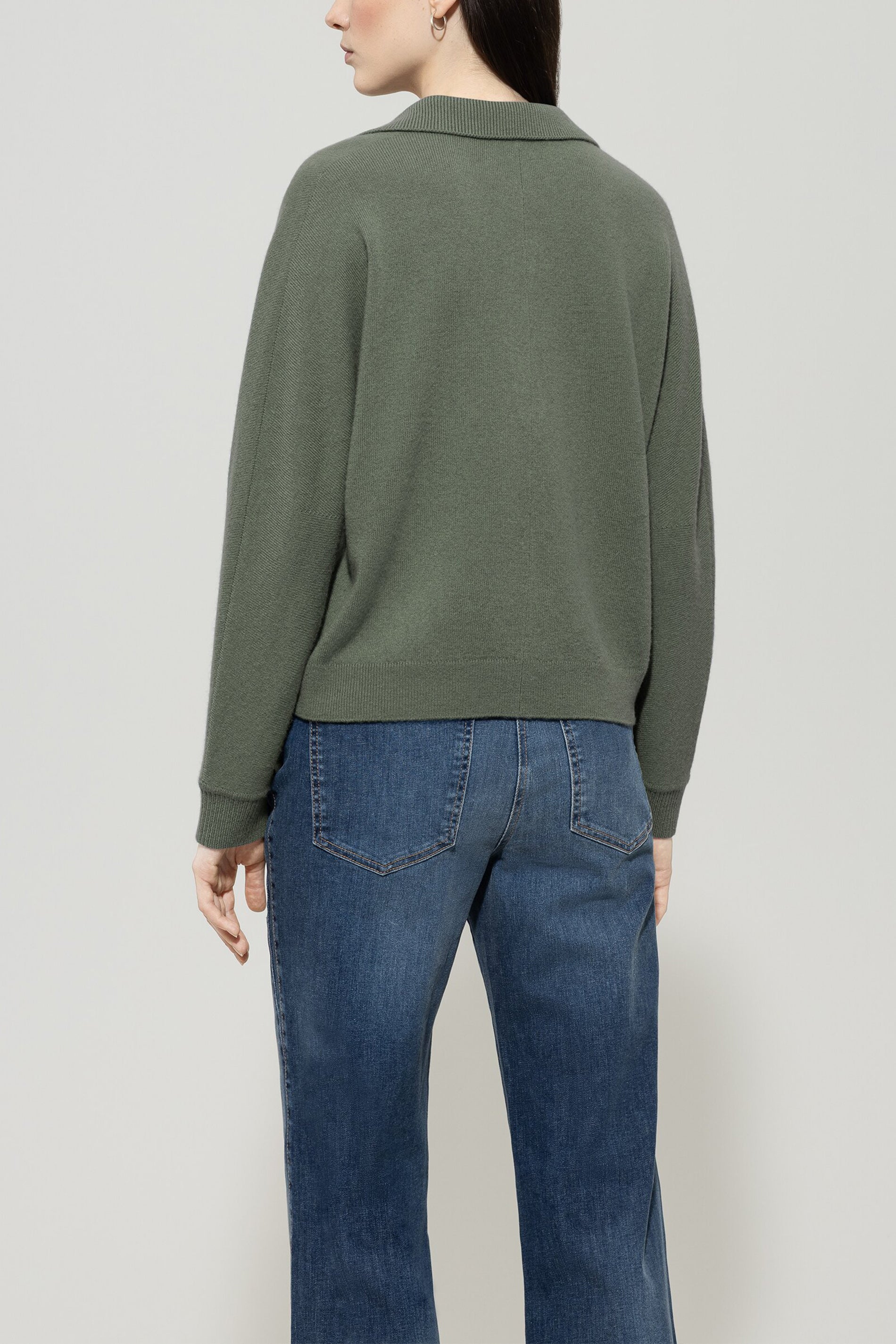 Polo-Shirt aus Kaschmir-Mix