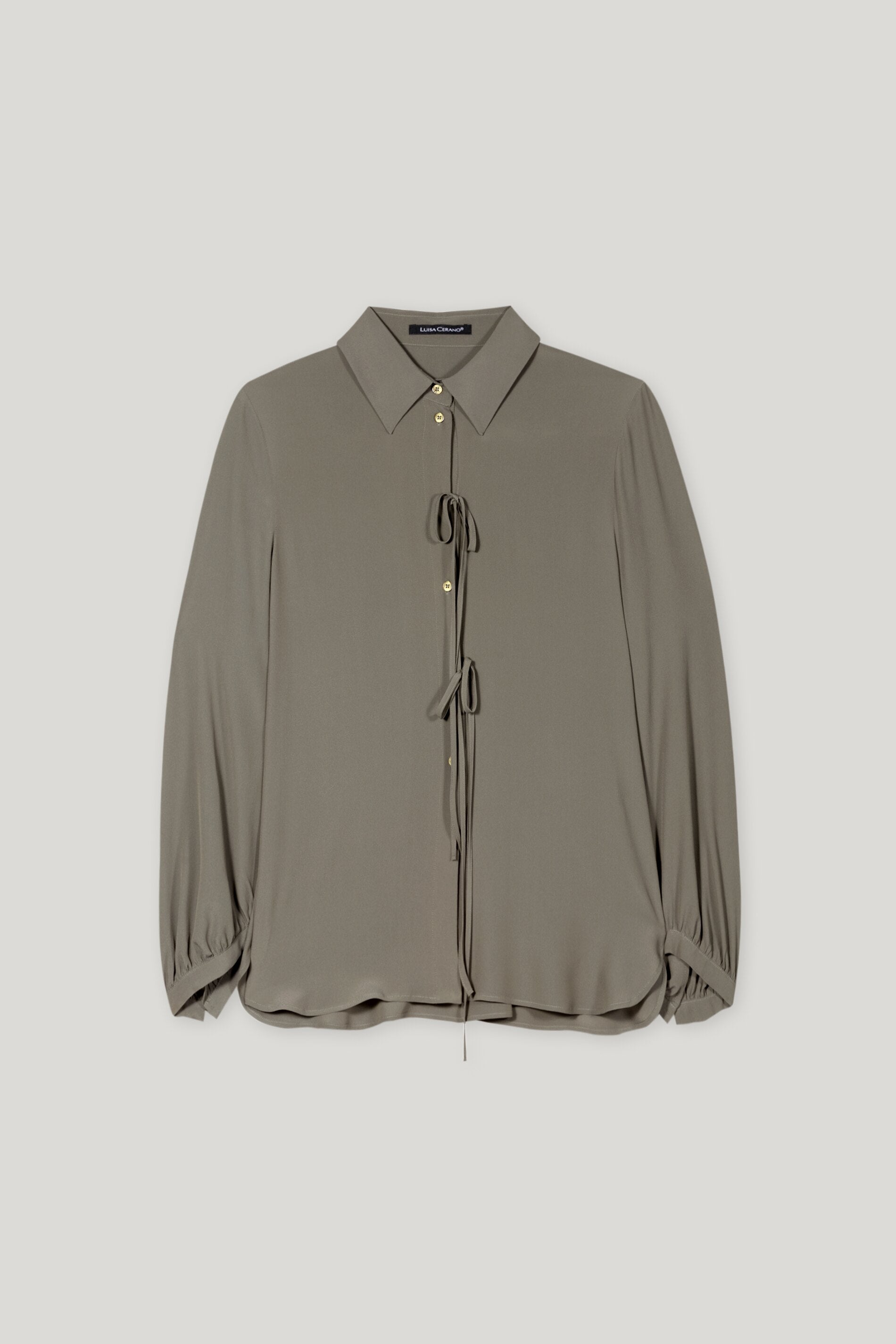 Bluse aus Seiden-Mix