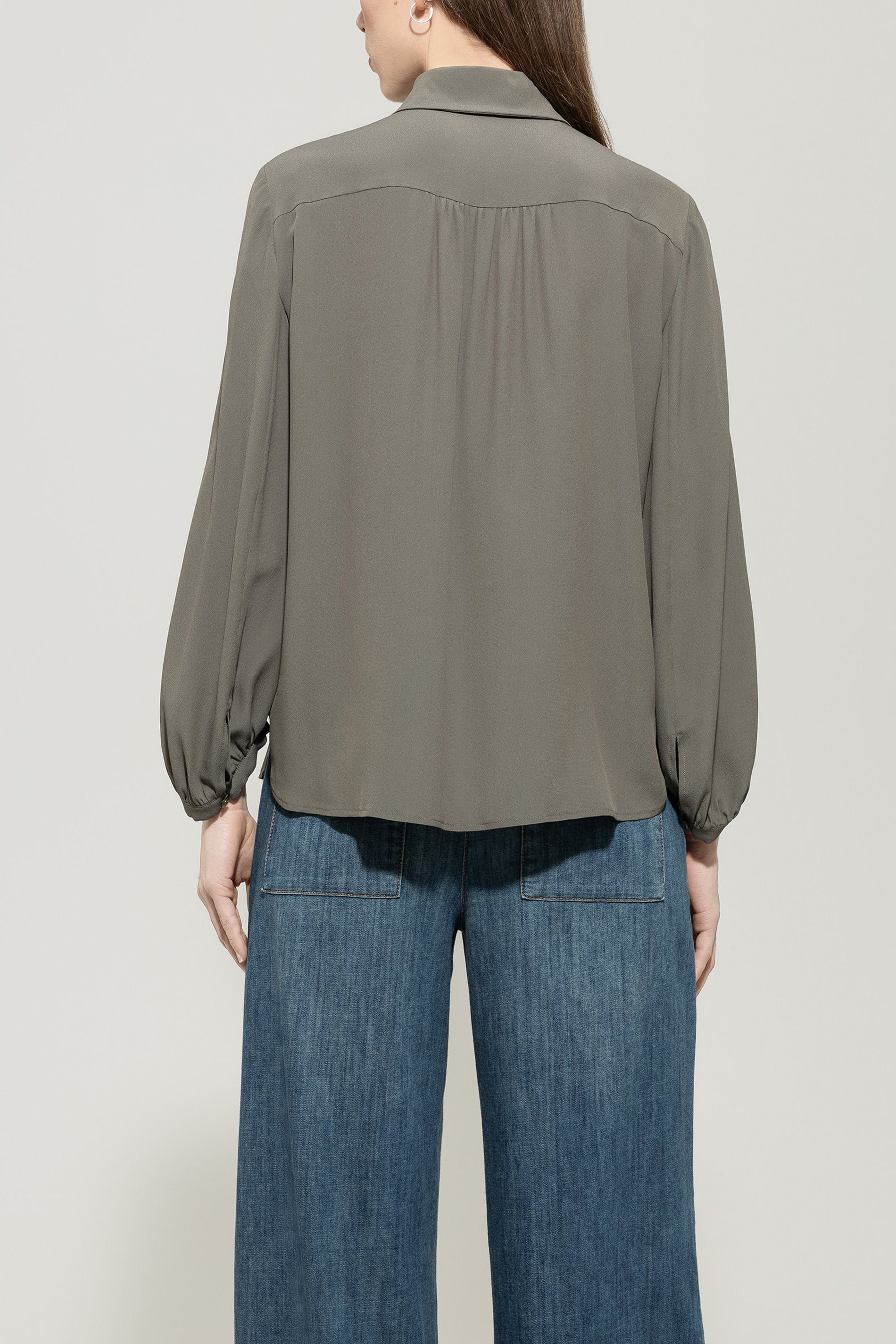 Bluse aus Seiden-Mix