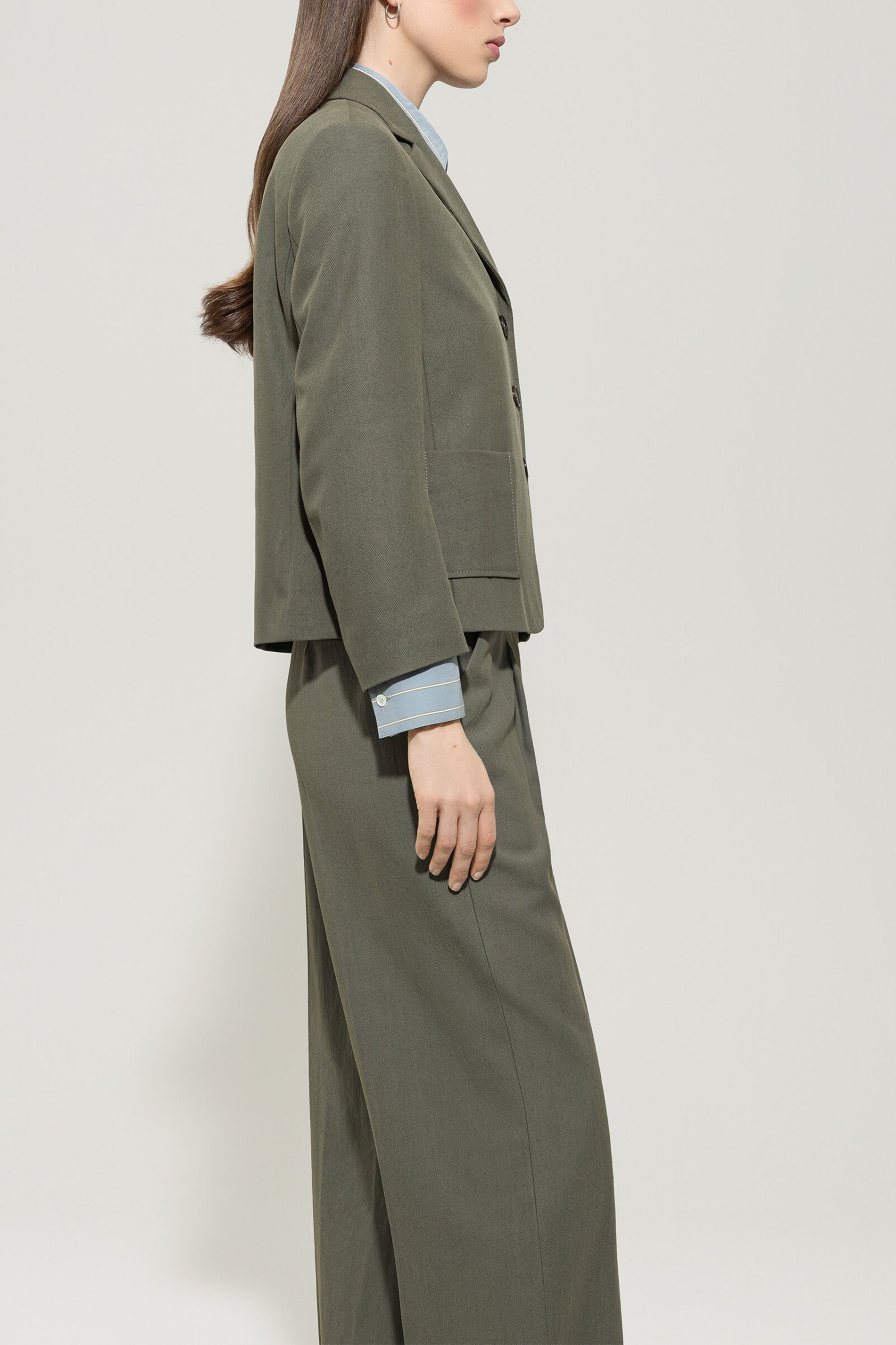 Blazer mit Panama-Bindung