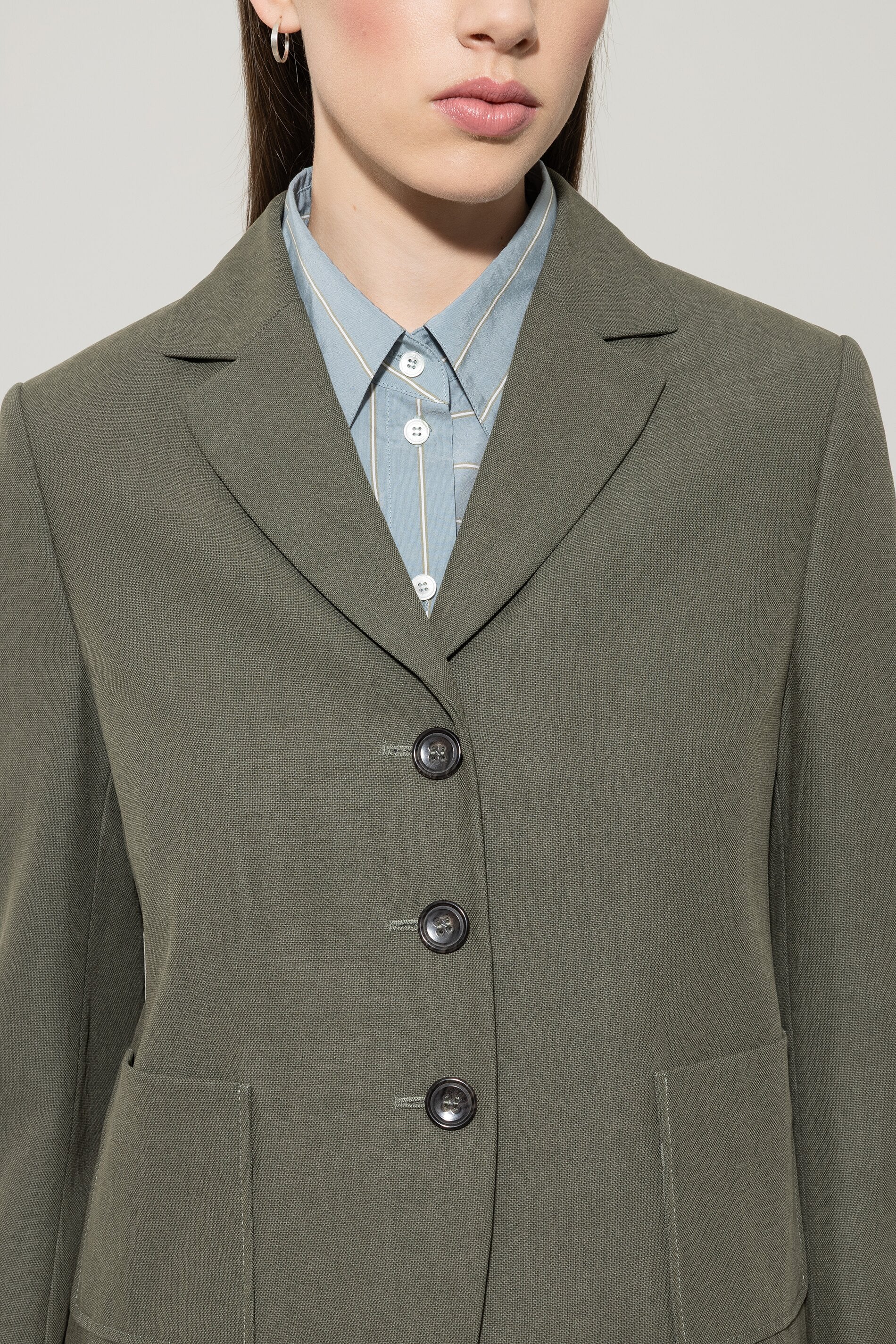 Blazer mit Panama-Bindung