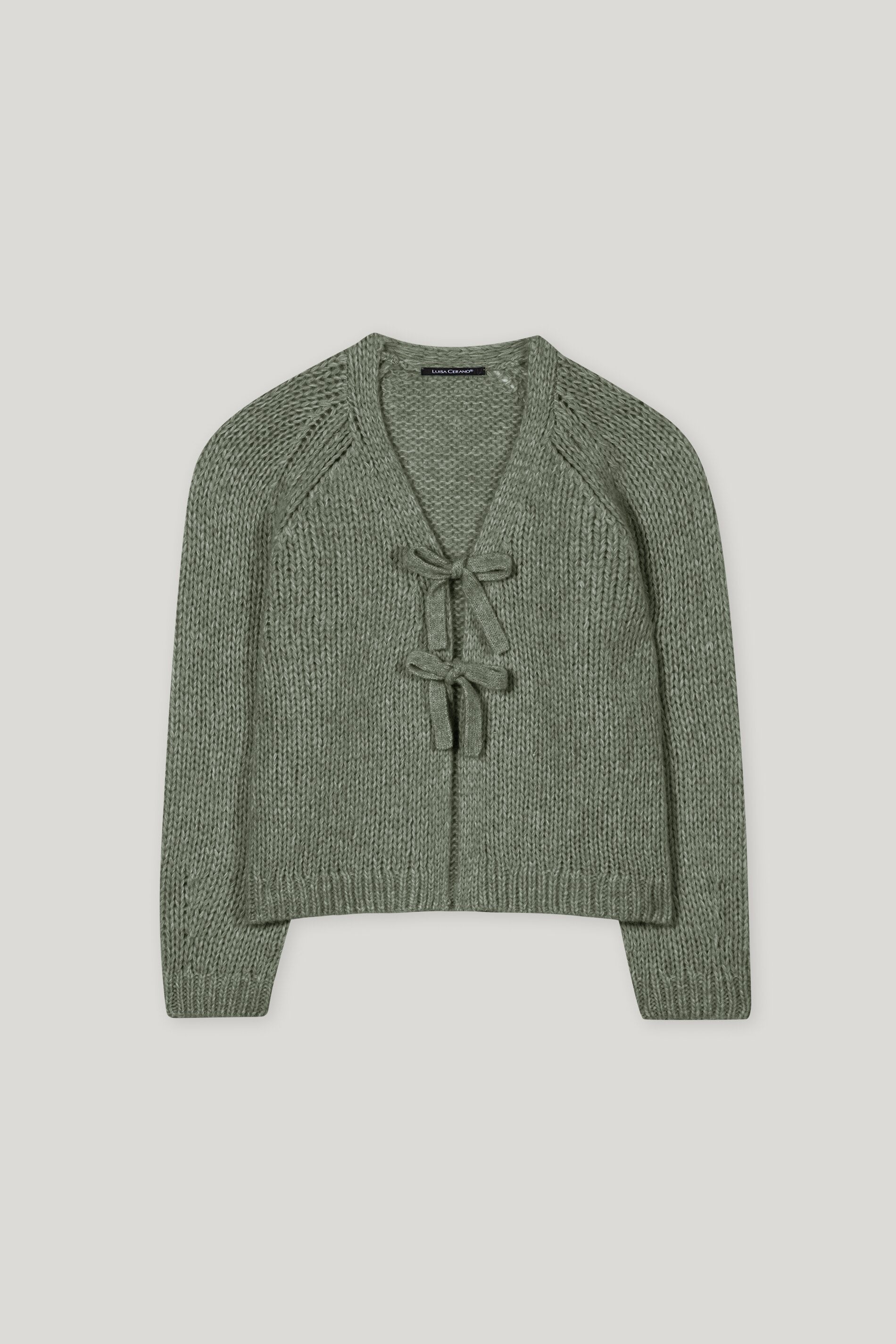 Cardigan mit Schleifendetails