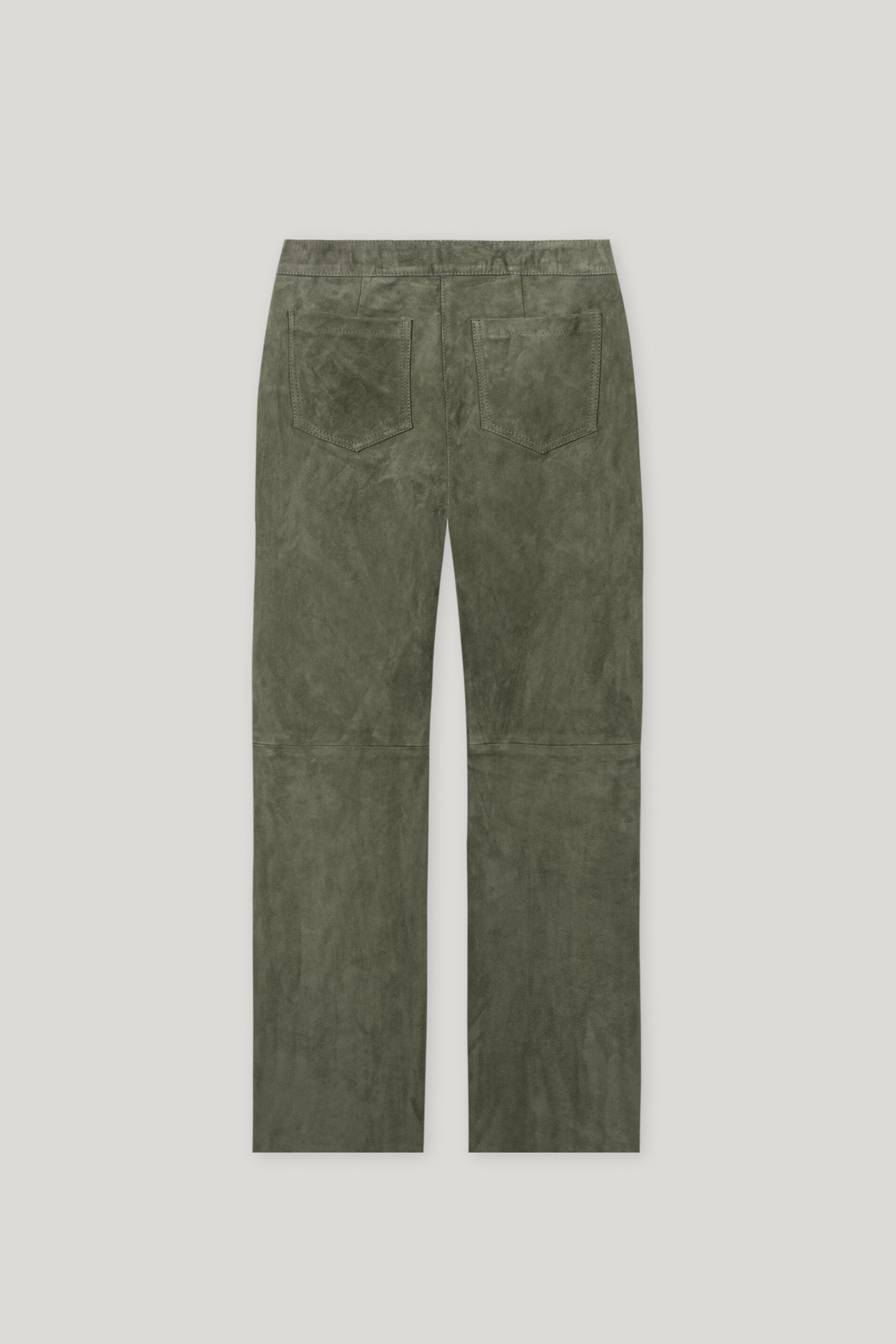 Veloursleder-Babyflare-Pants