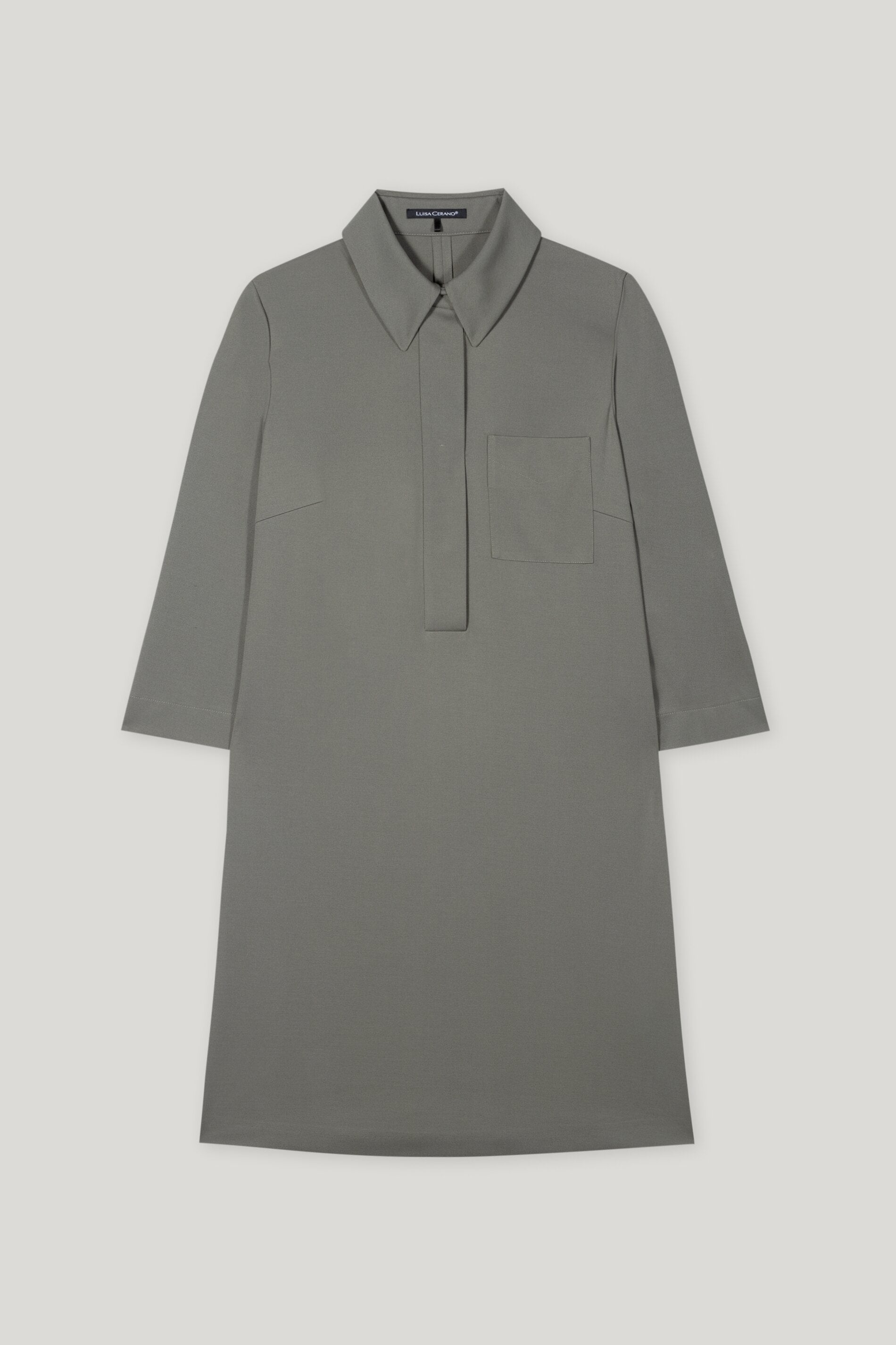 Polokleid aus Punto-Milano