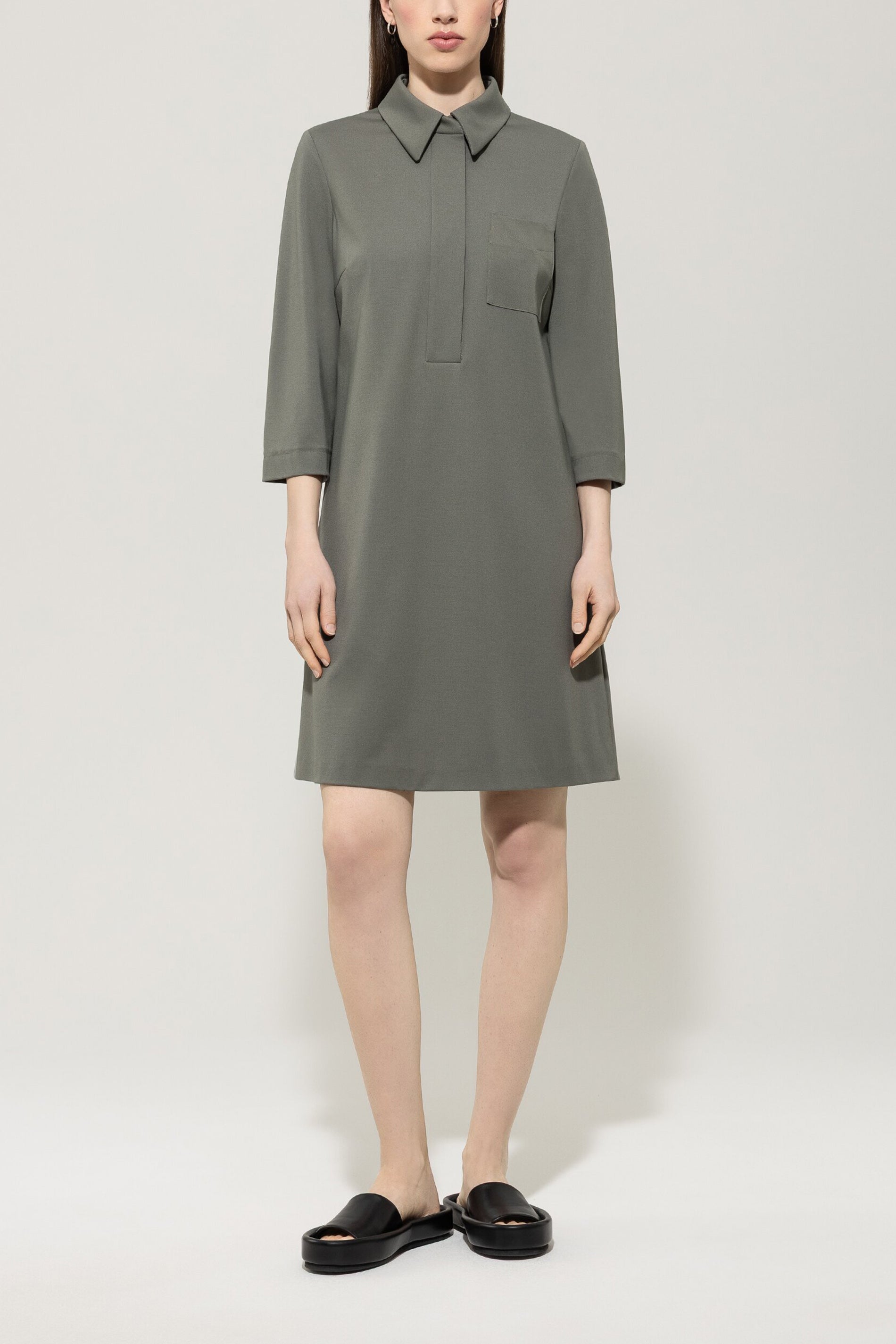 Polokleid aus Punto-Milano