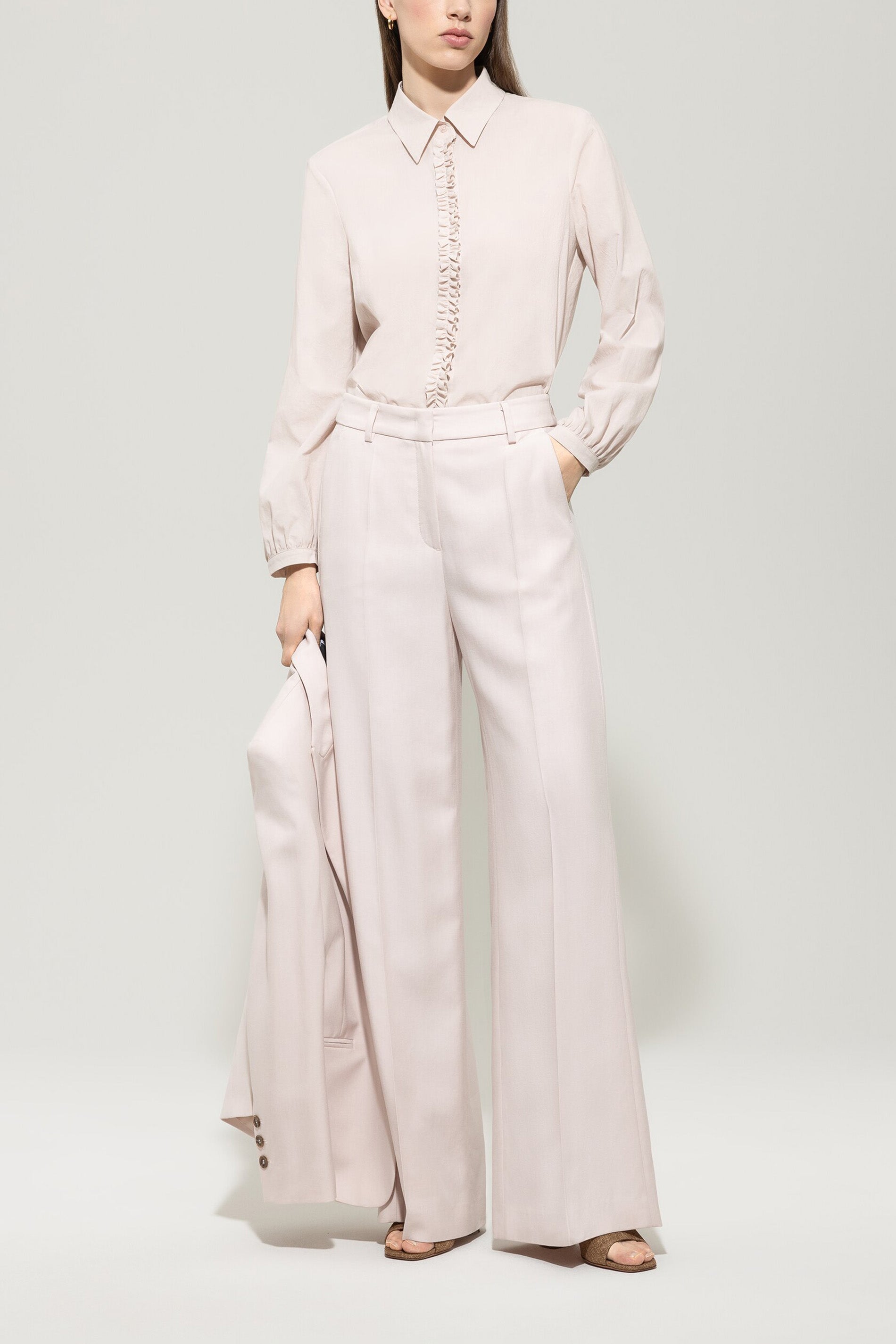 Bluse aus Baumwoll-Voile