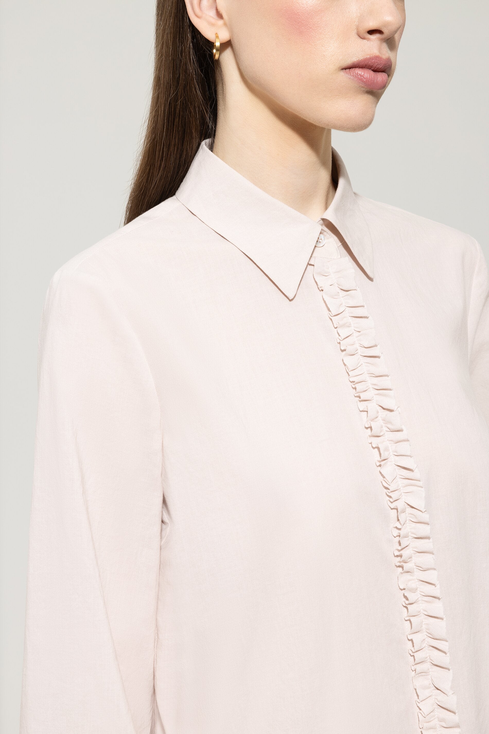 Bluse aus Baumwoll-Voile