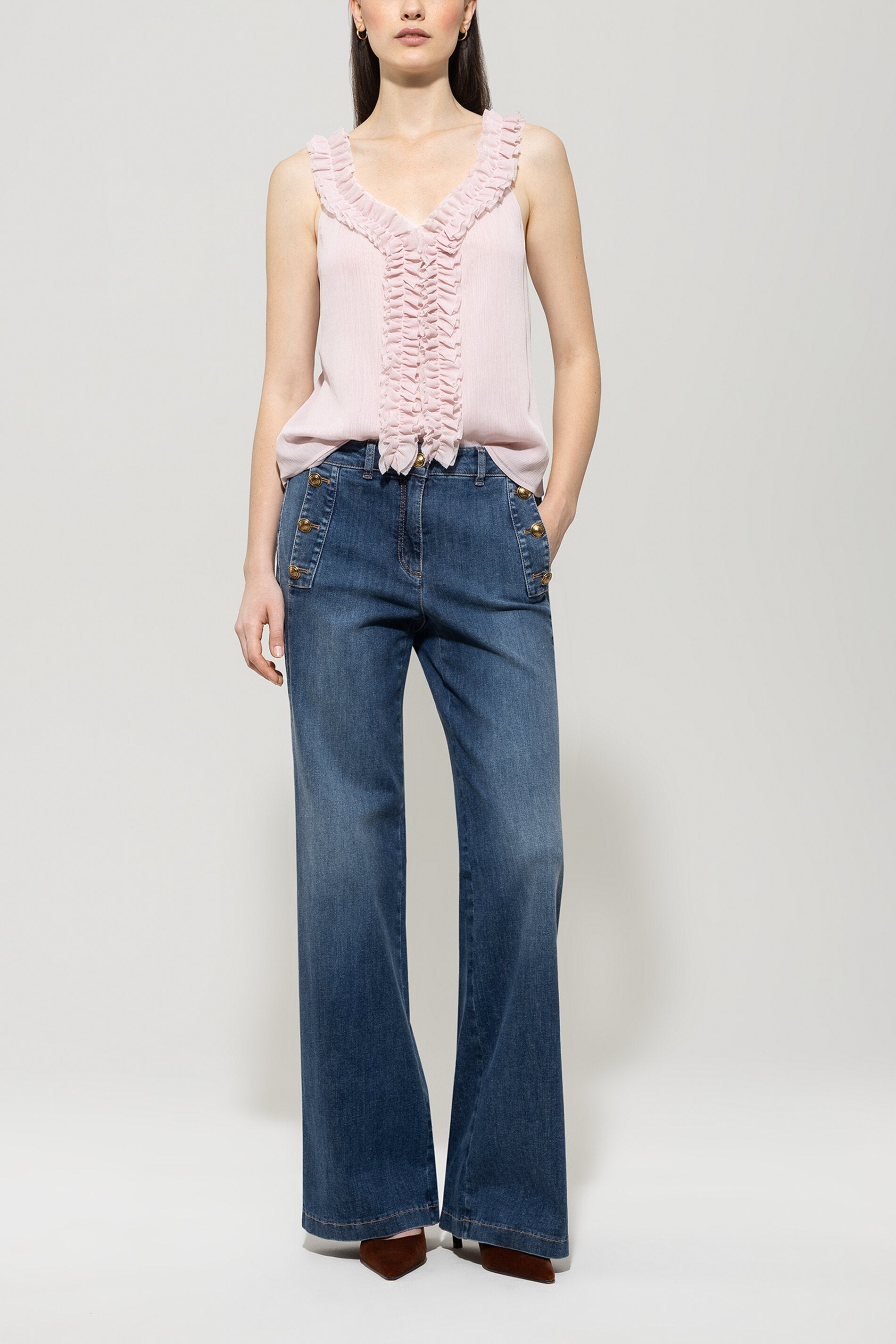 Rüschen-Camisole-Top