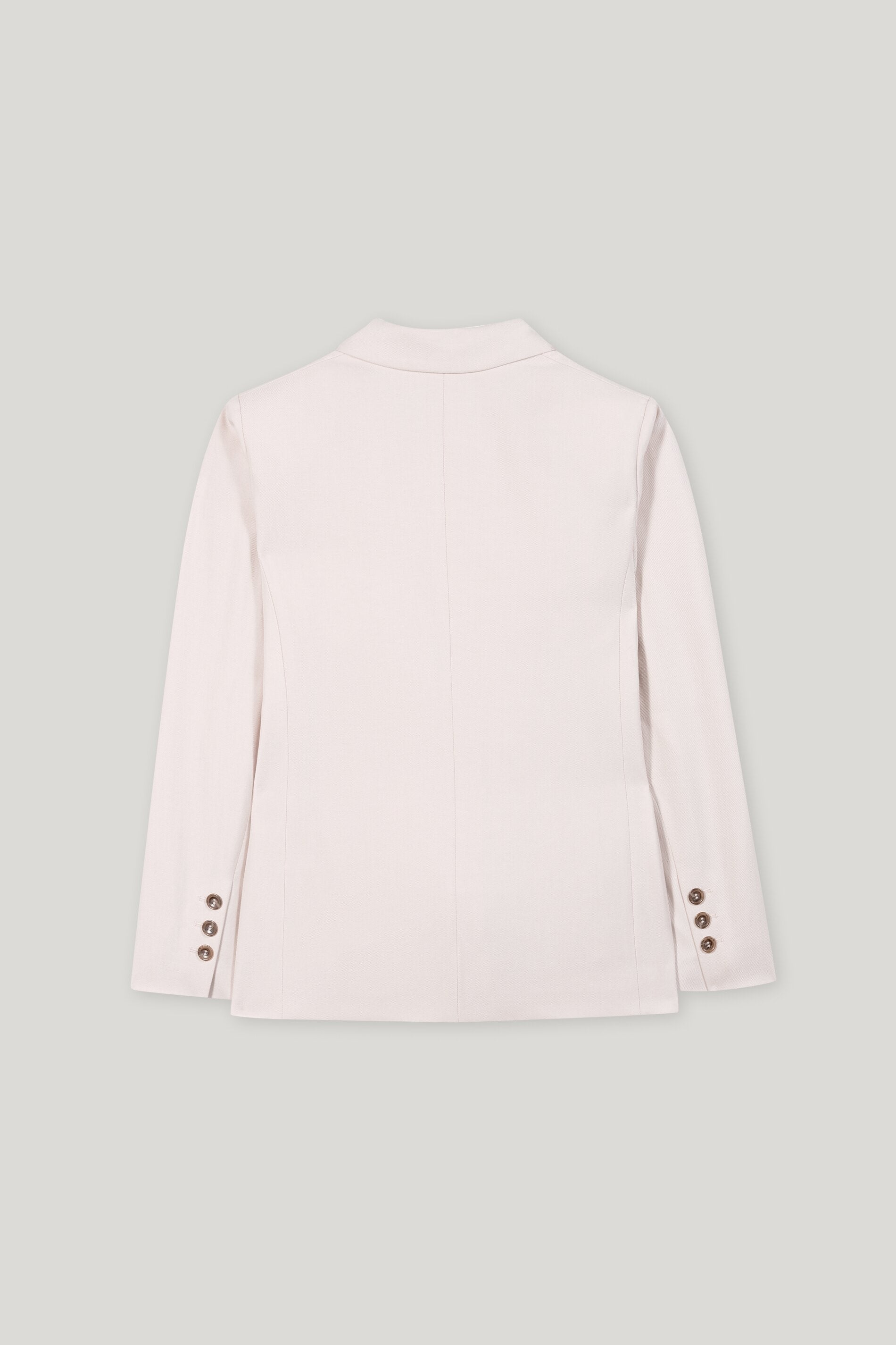 Gabardine-Ein-Knopf-Blazer