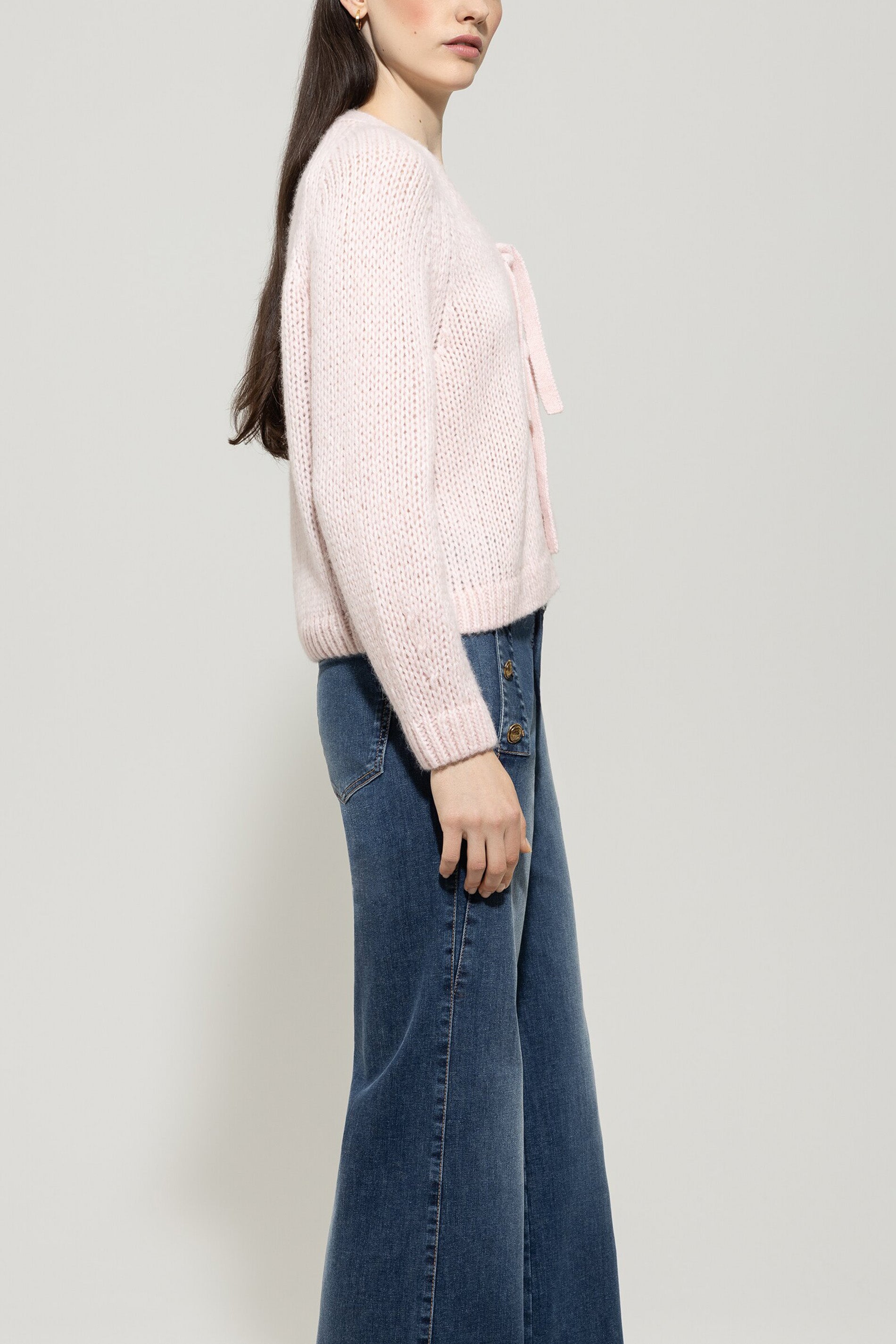 Cardigan mit Schleifendetails