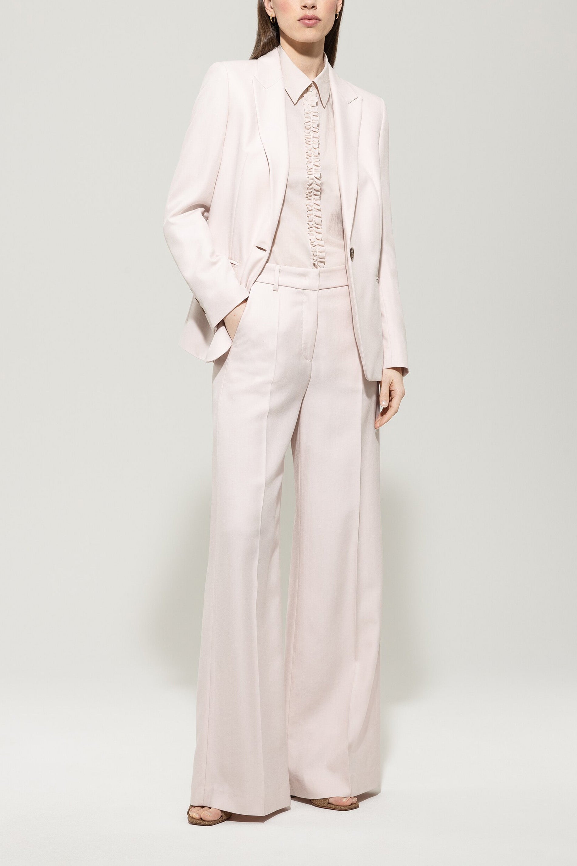 Gabardine-Wideleg-Pants