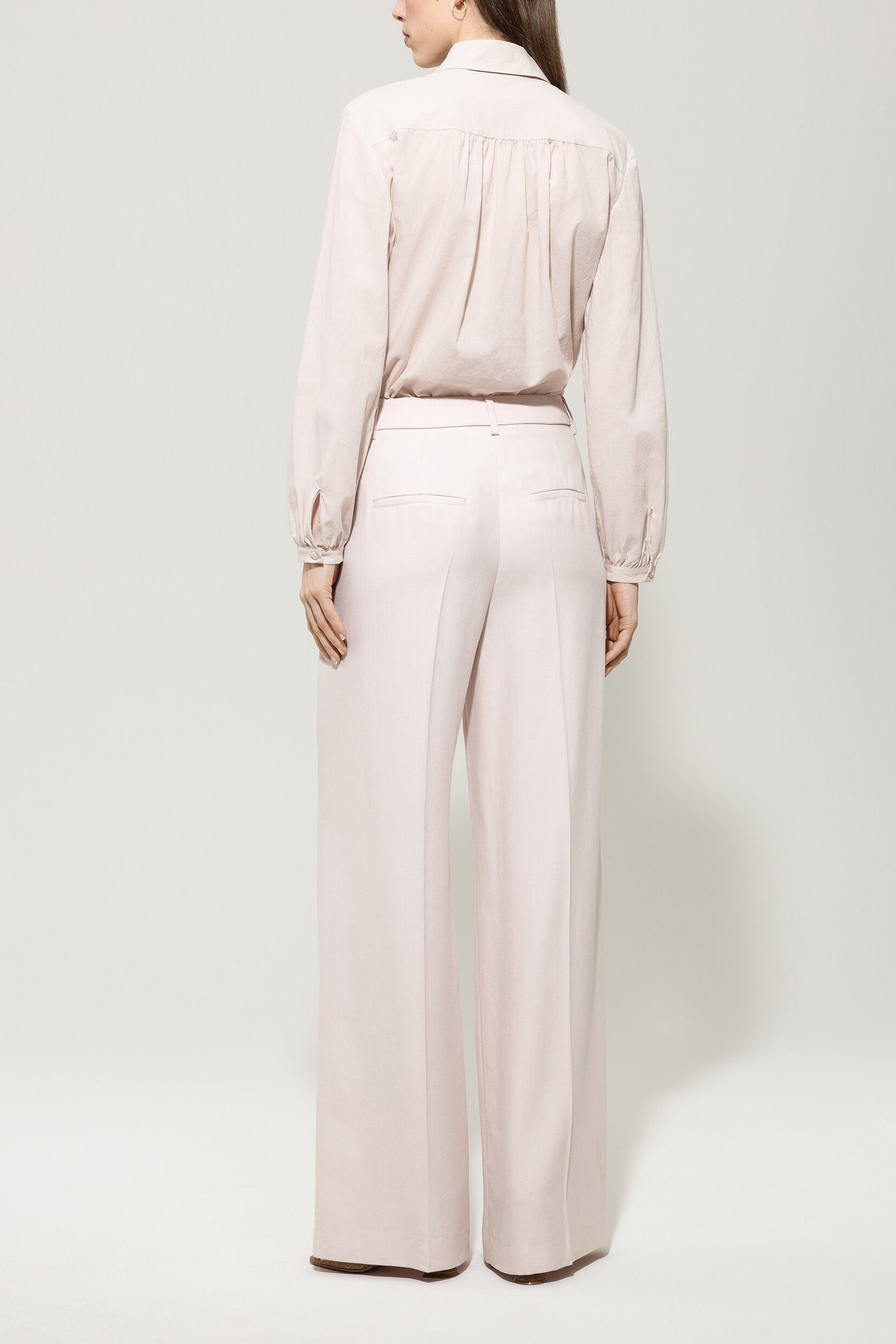 Gabardine-Wideleg-Pants