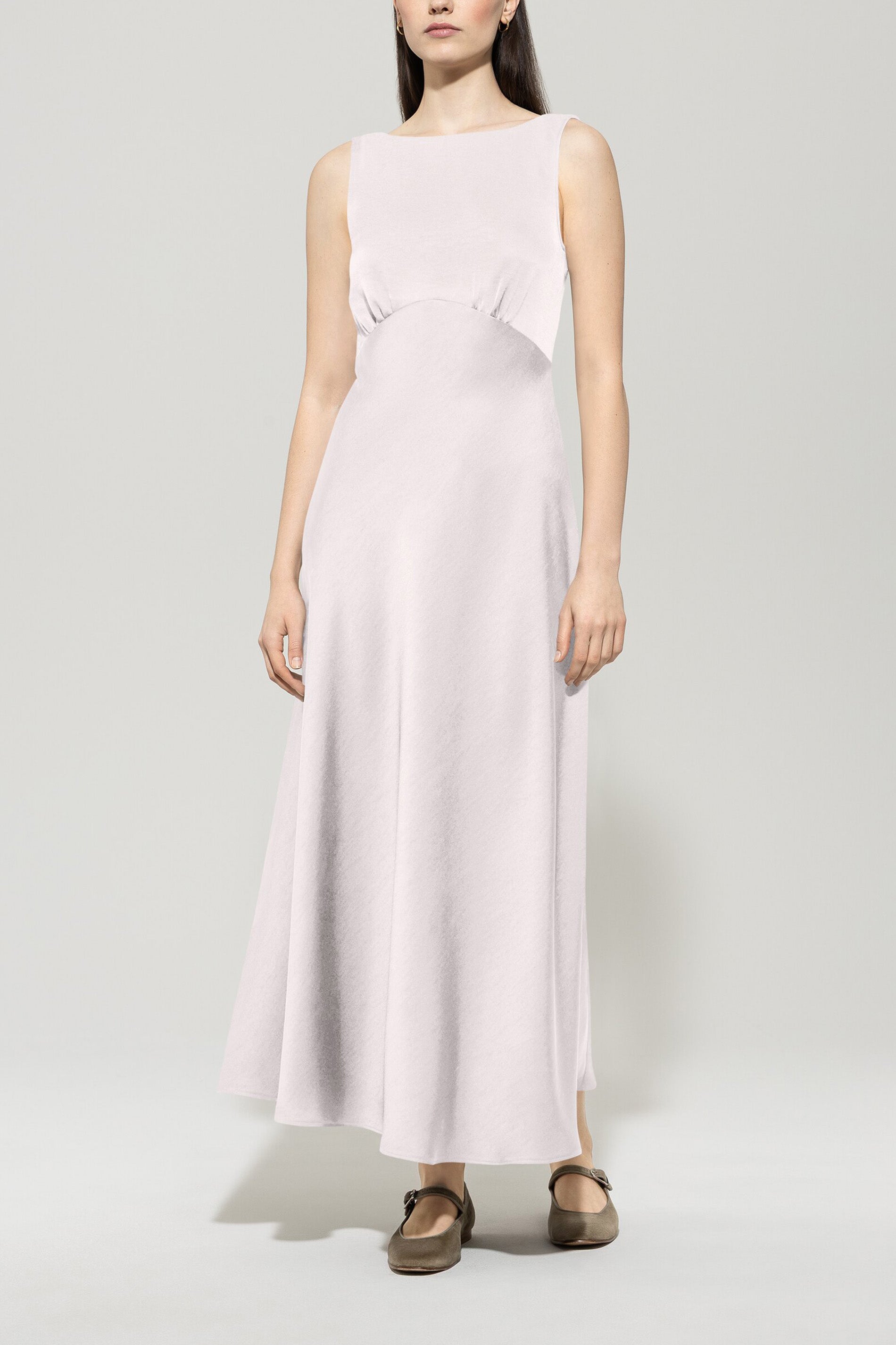 Satin-Maxidress