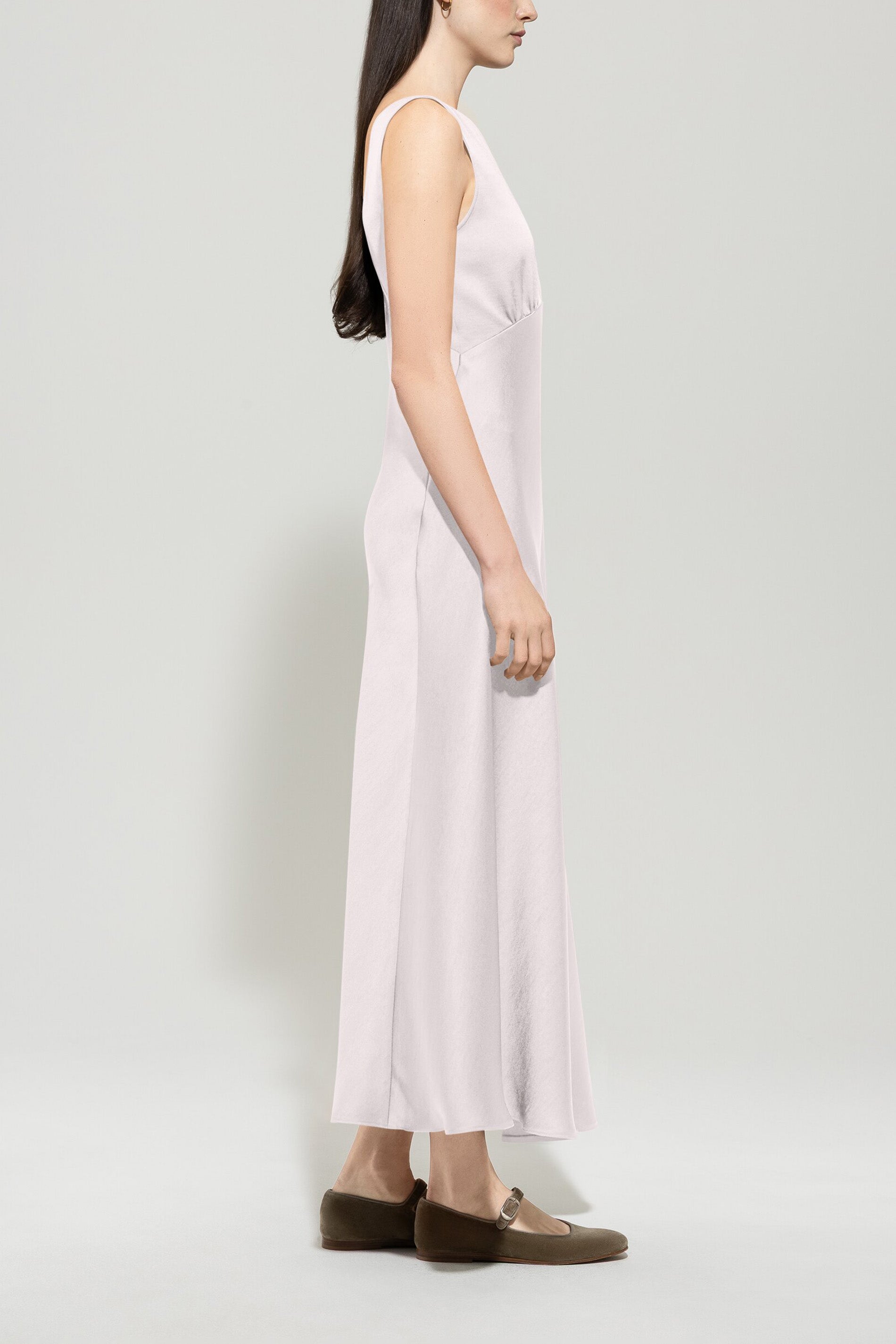 Satin-Maxidress