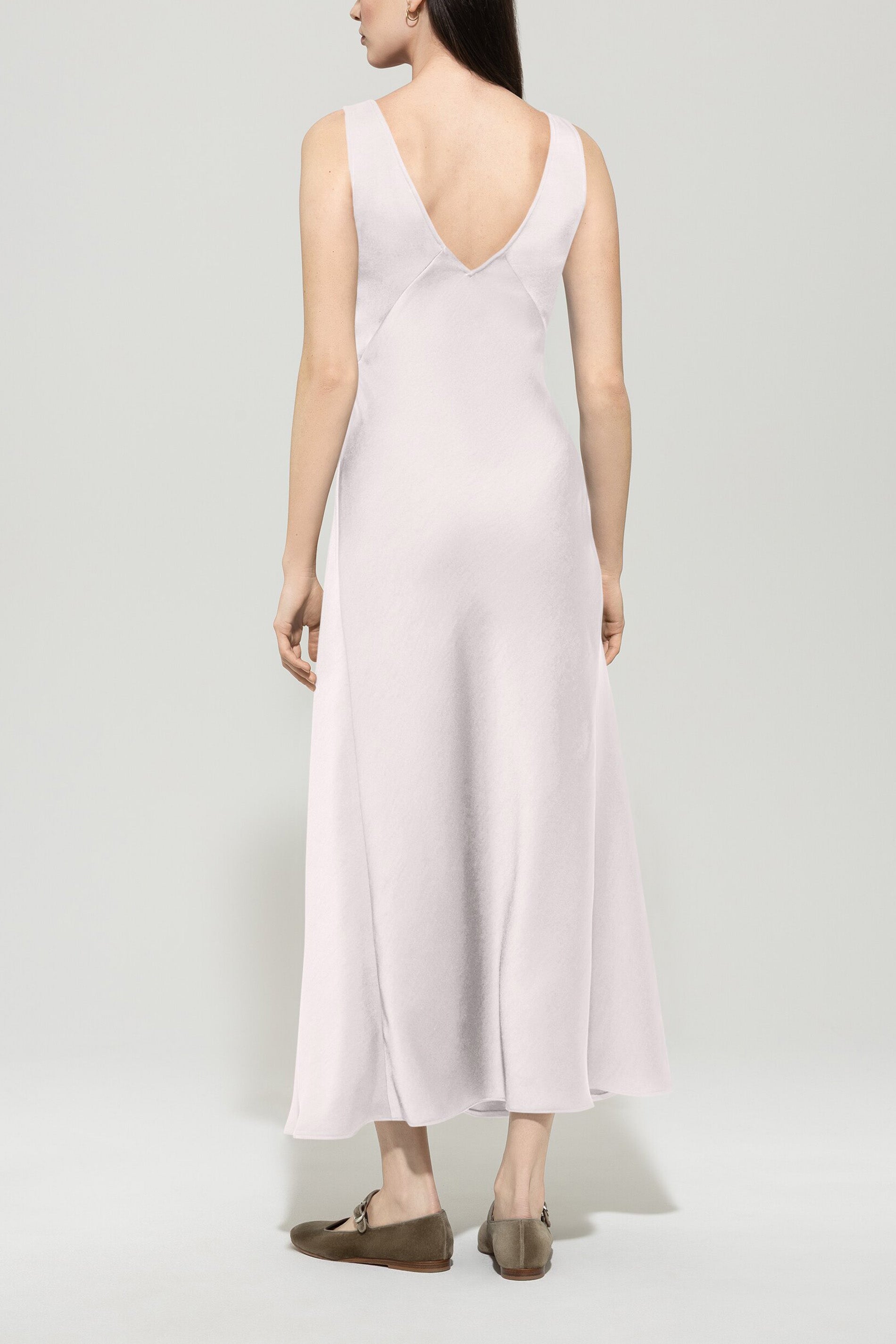 Satin-Maxidress