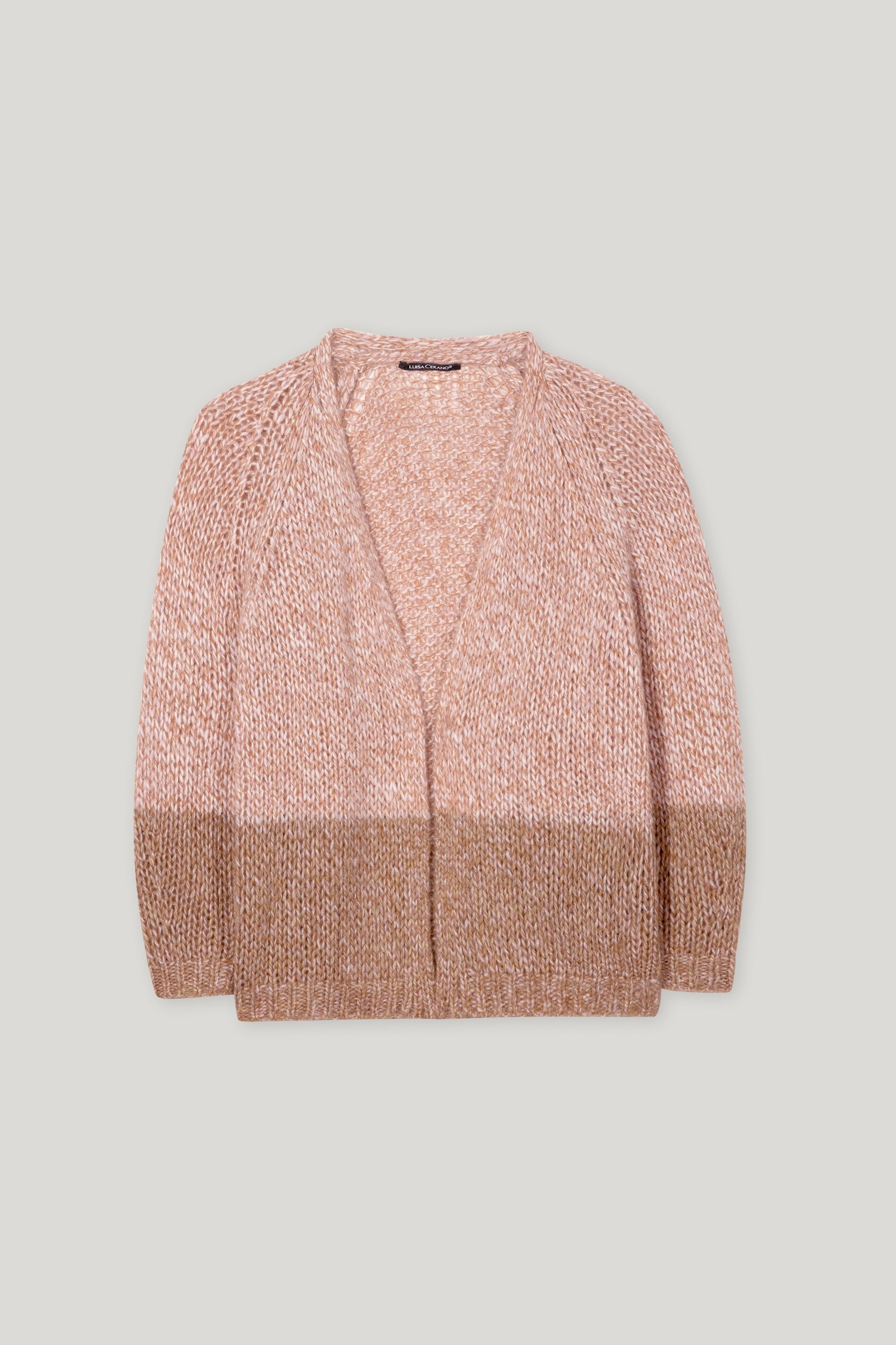 Cardigan mit Degradé-Effekt