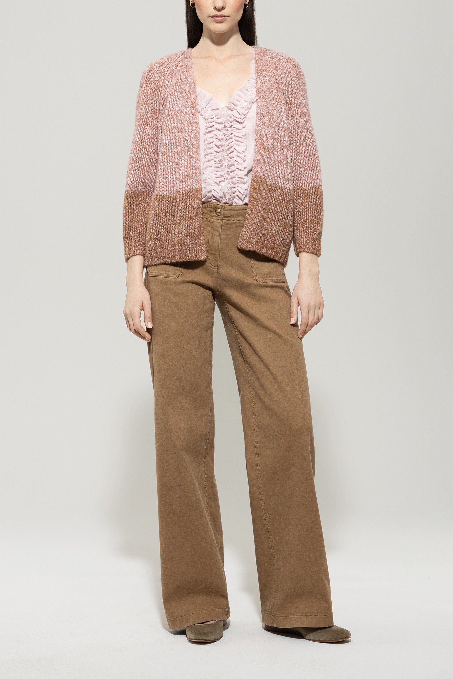 Cardigan mit Degradé-Effekt