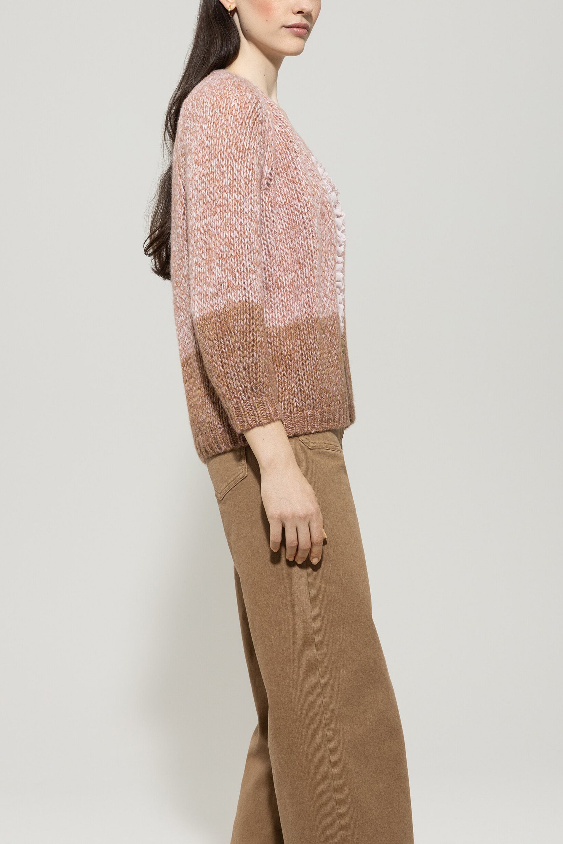 Cardigan mit Degradé-Effekt