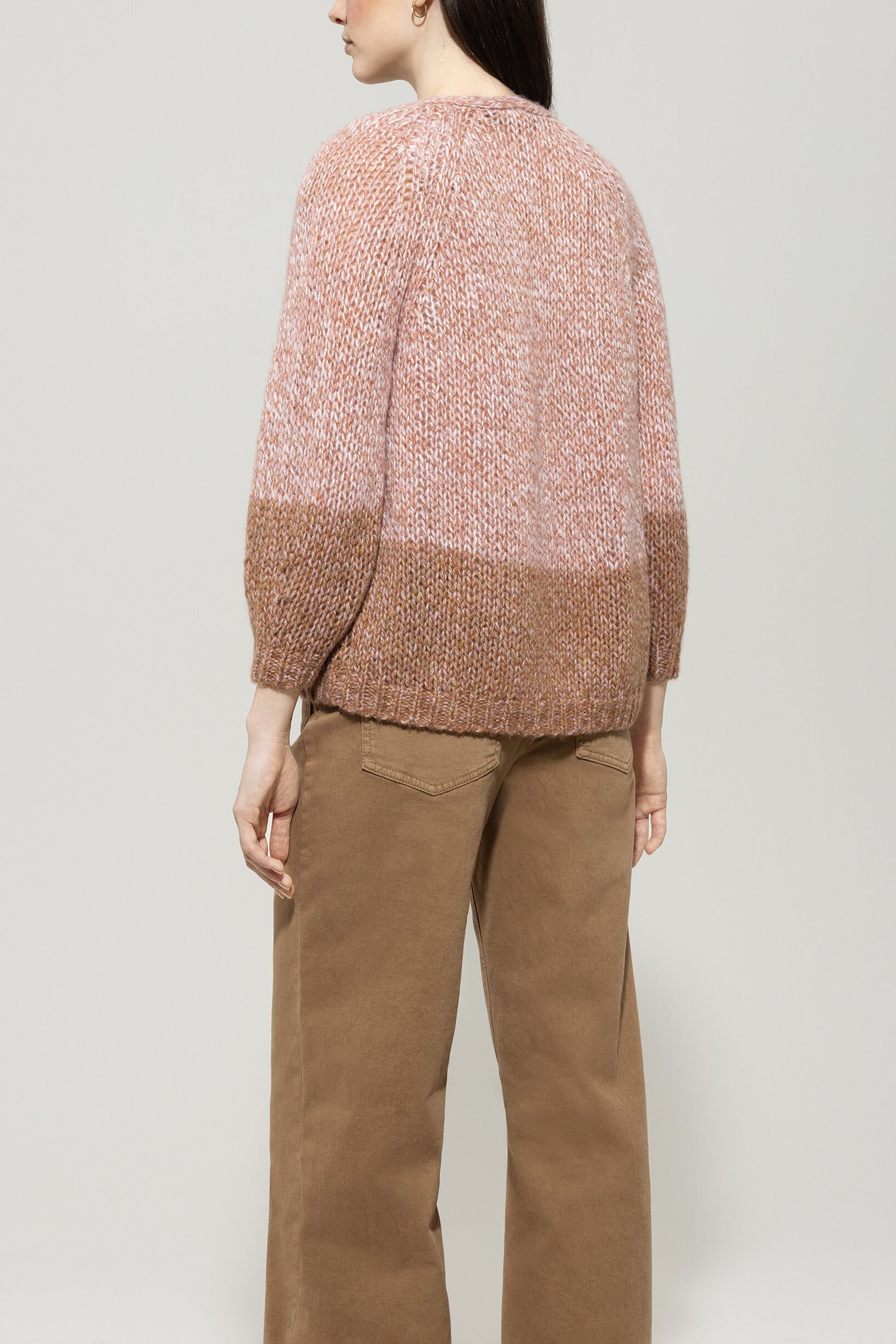 Cardigan mit Degradé-Effekt
