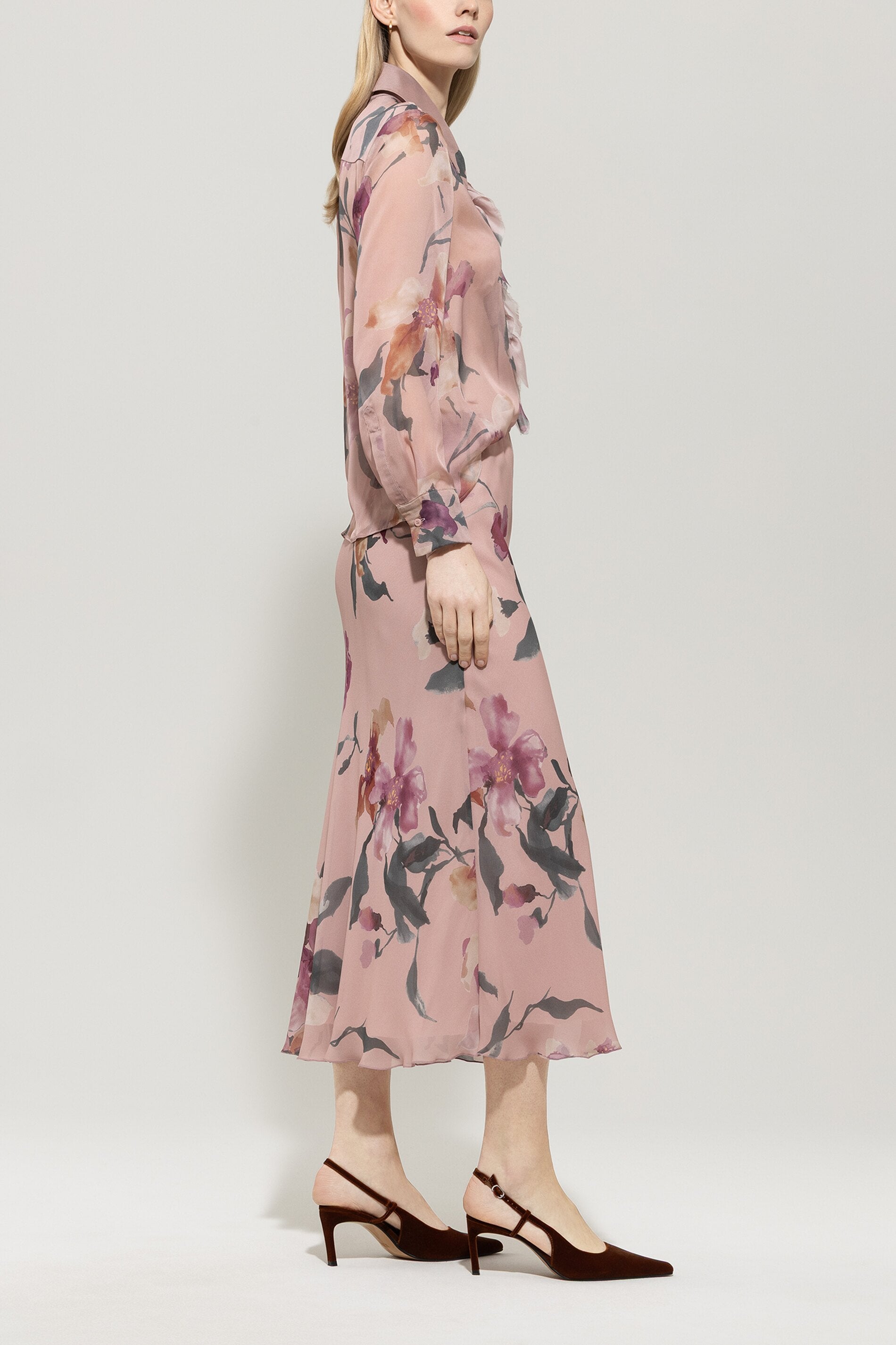 Rock mit Flower-Print
