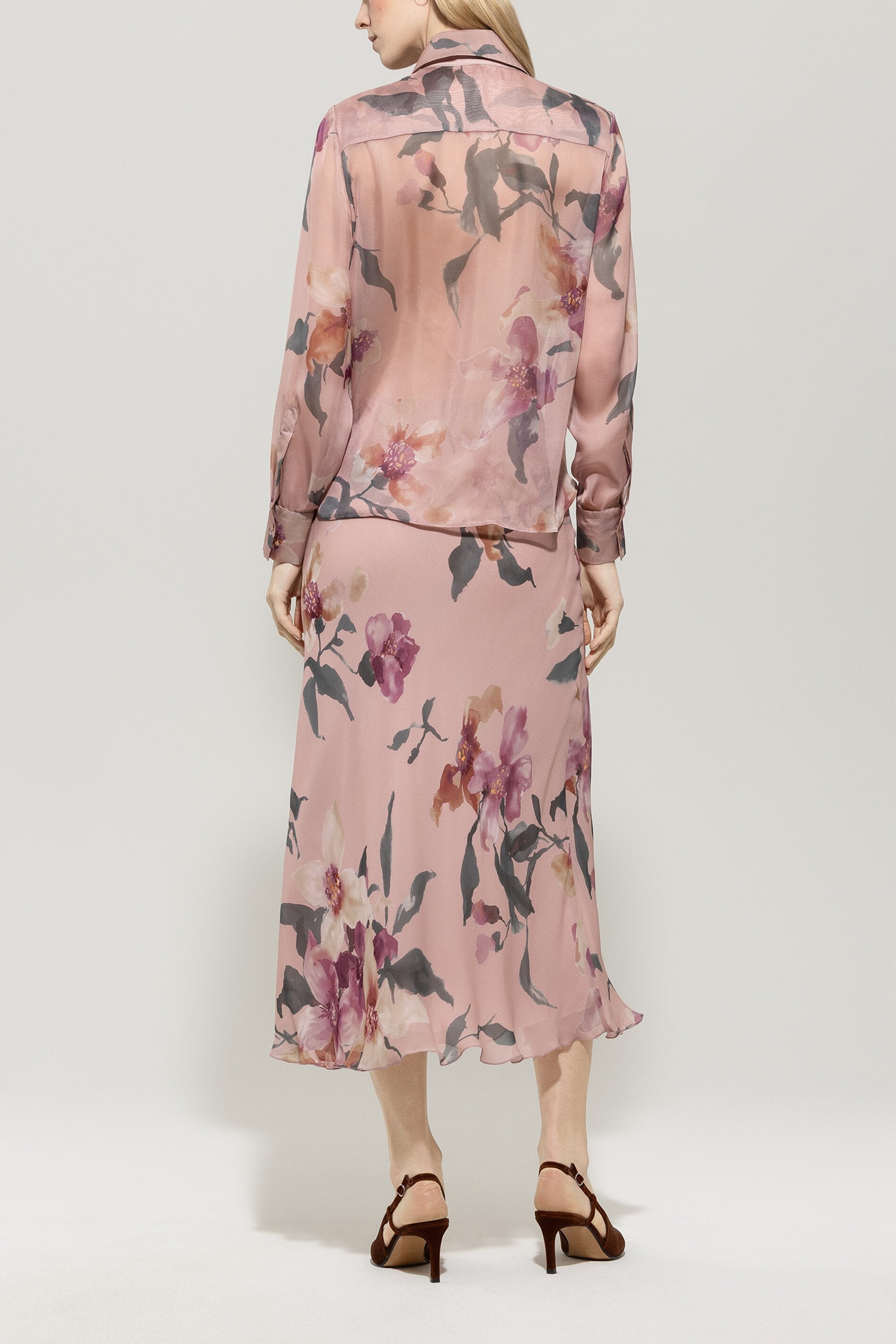 Rock mit Flower-Print