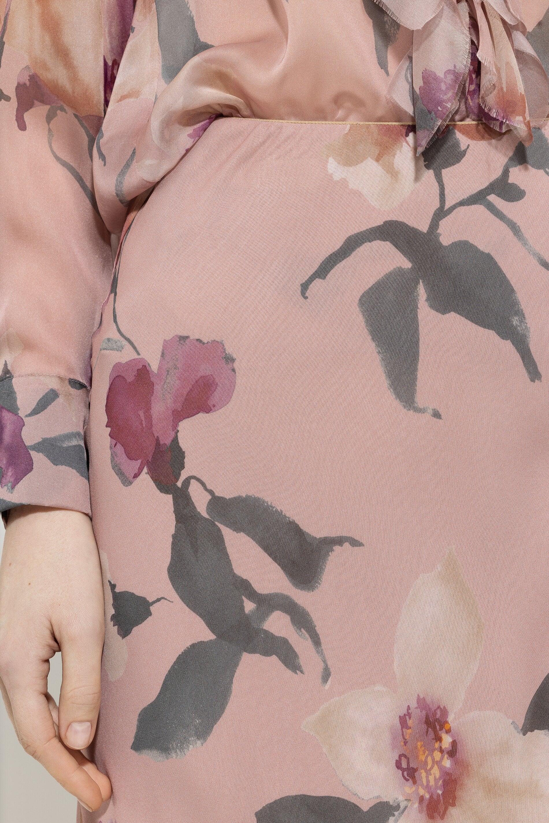 Rock mit Flower-Print