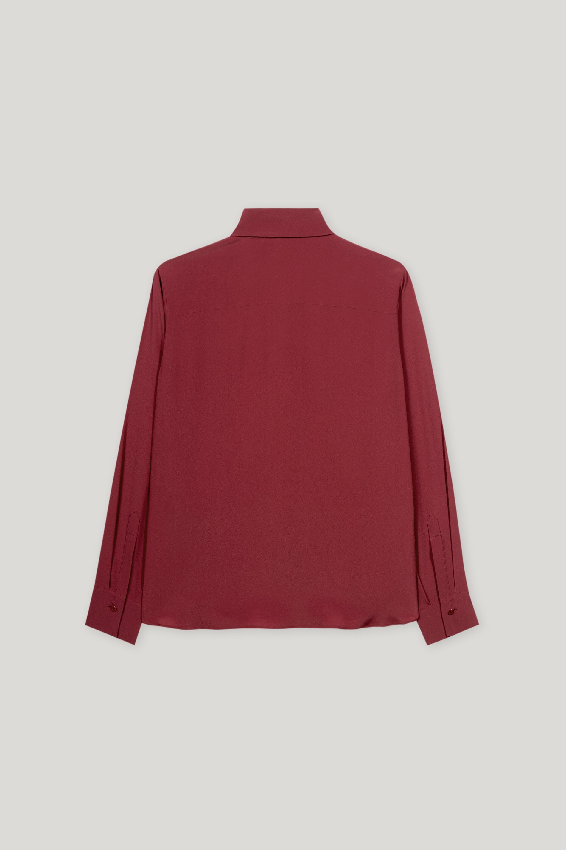 Rüschenbluse aus Seiden-Mix