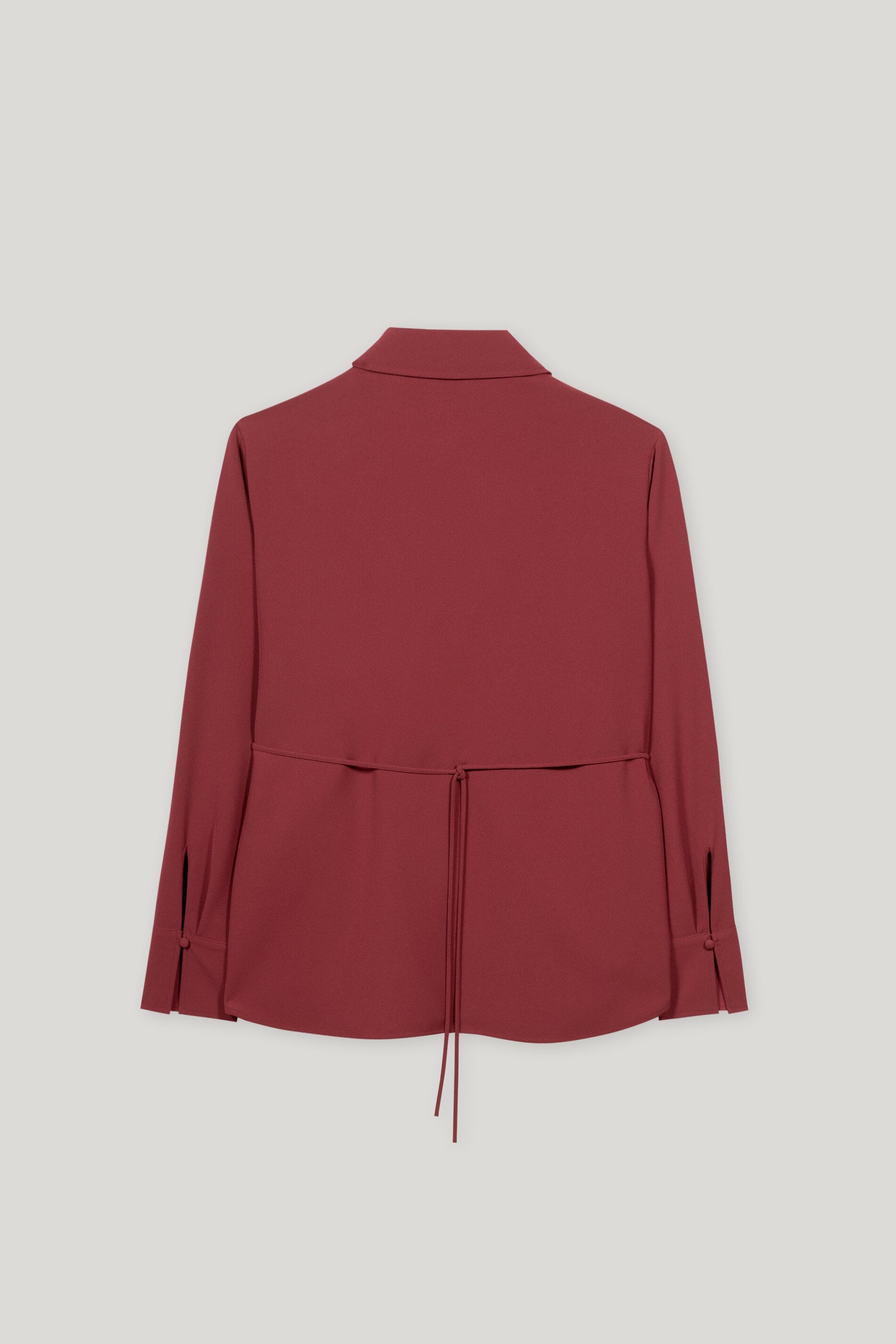 Hemdbluse mit Bindebanddetail