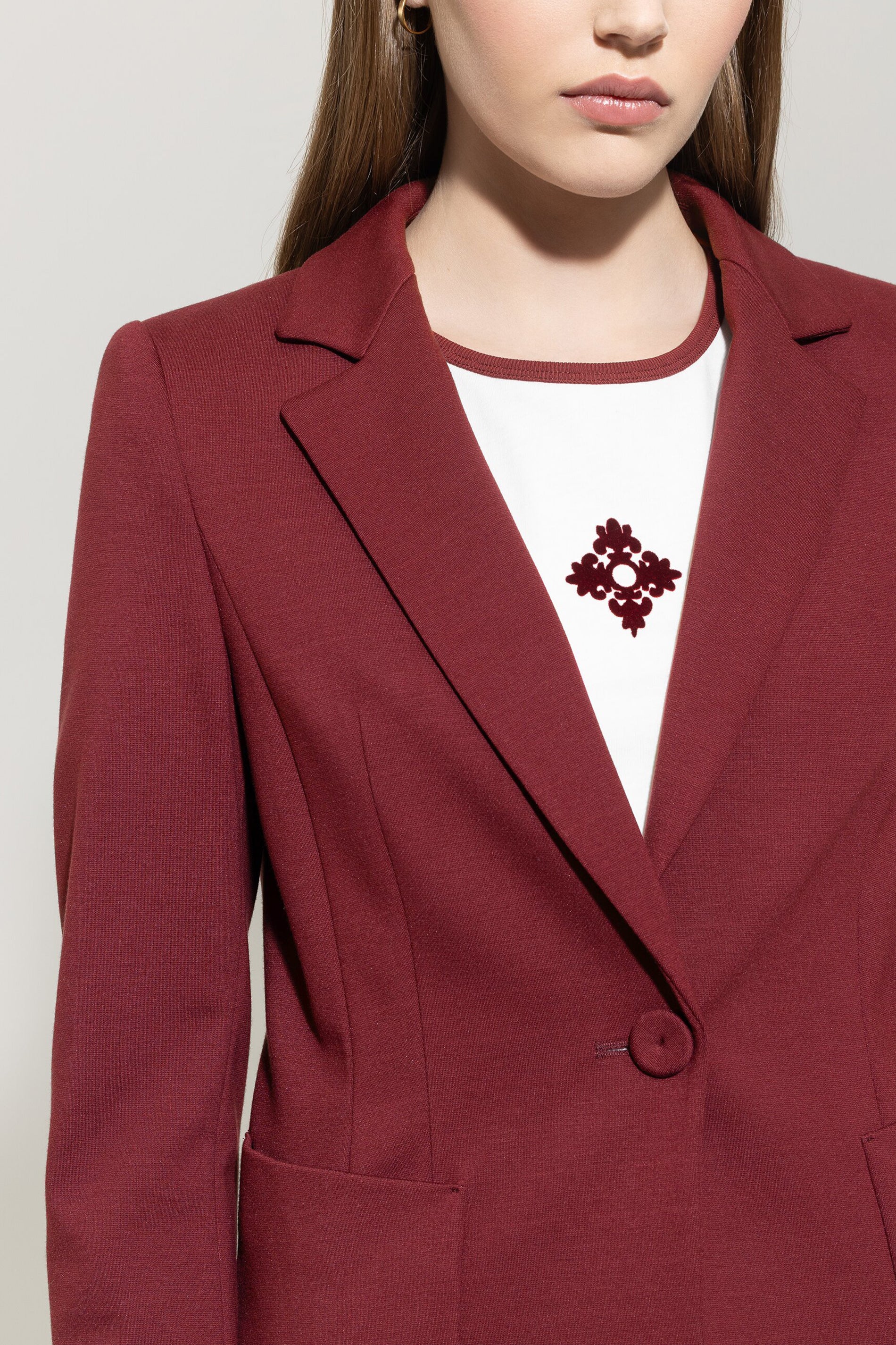 Blazer aus Punto-Milano