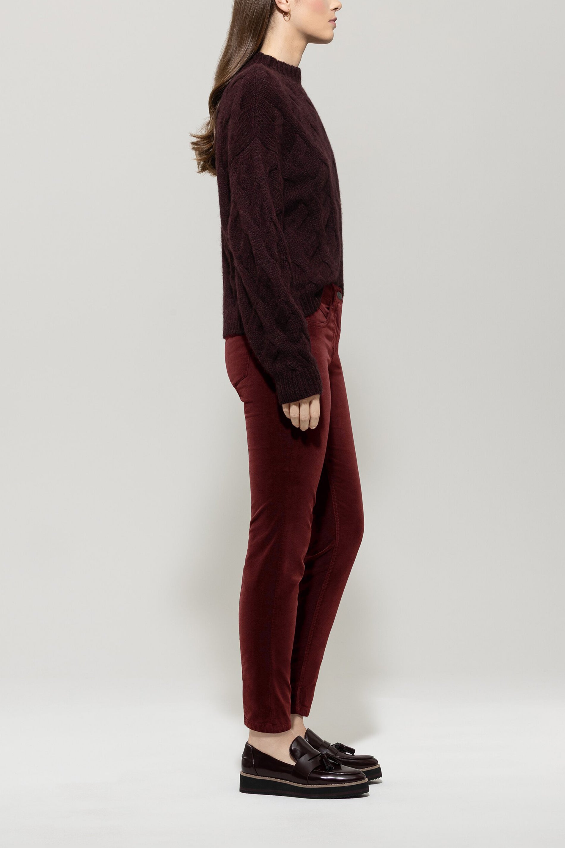 Skinny-Velvet-Pants