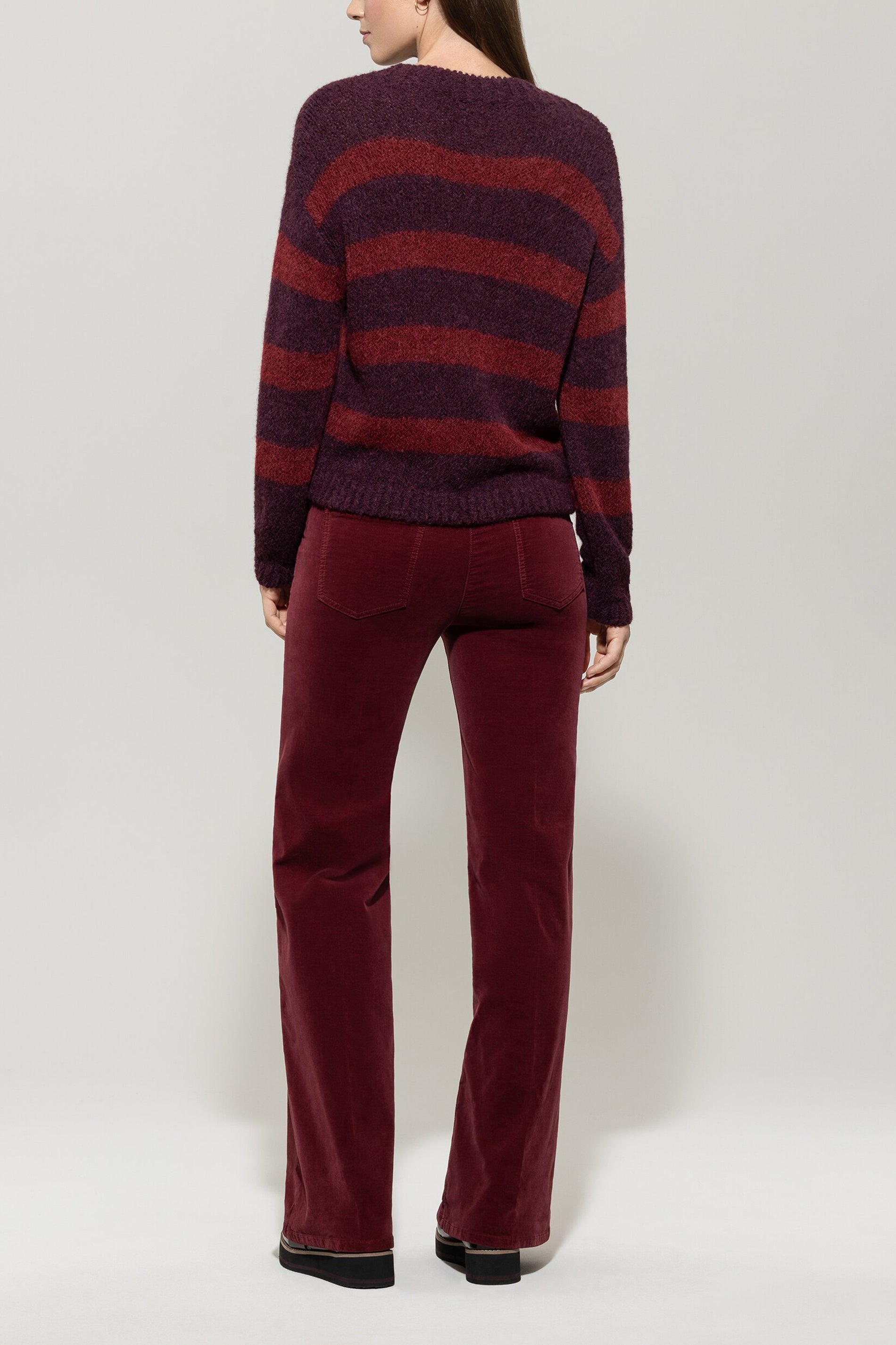 Bootcut-Samt-Pants