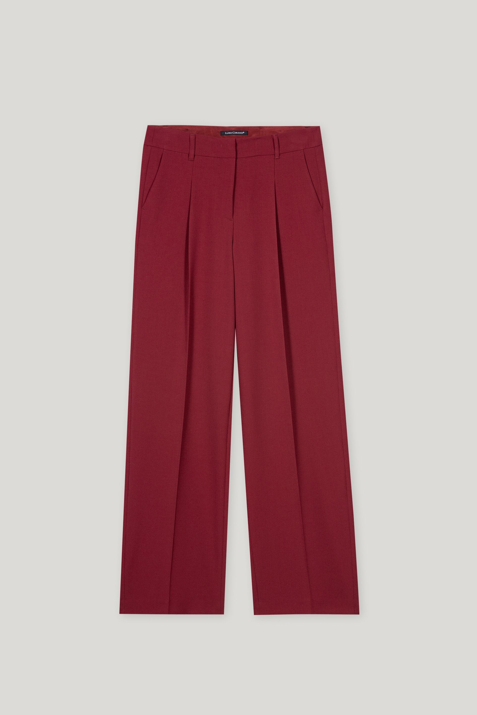 Wideleg-Pants mit Bundfalten