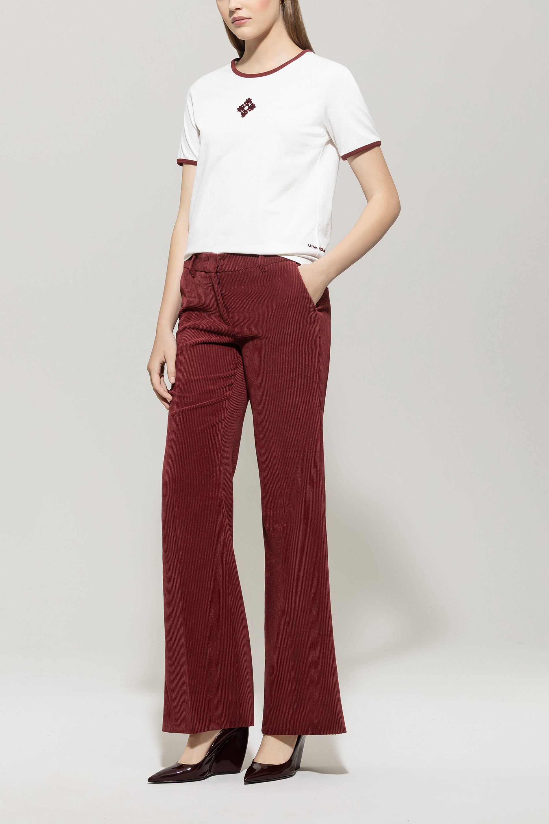 Flared-Cord-Pants