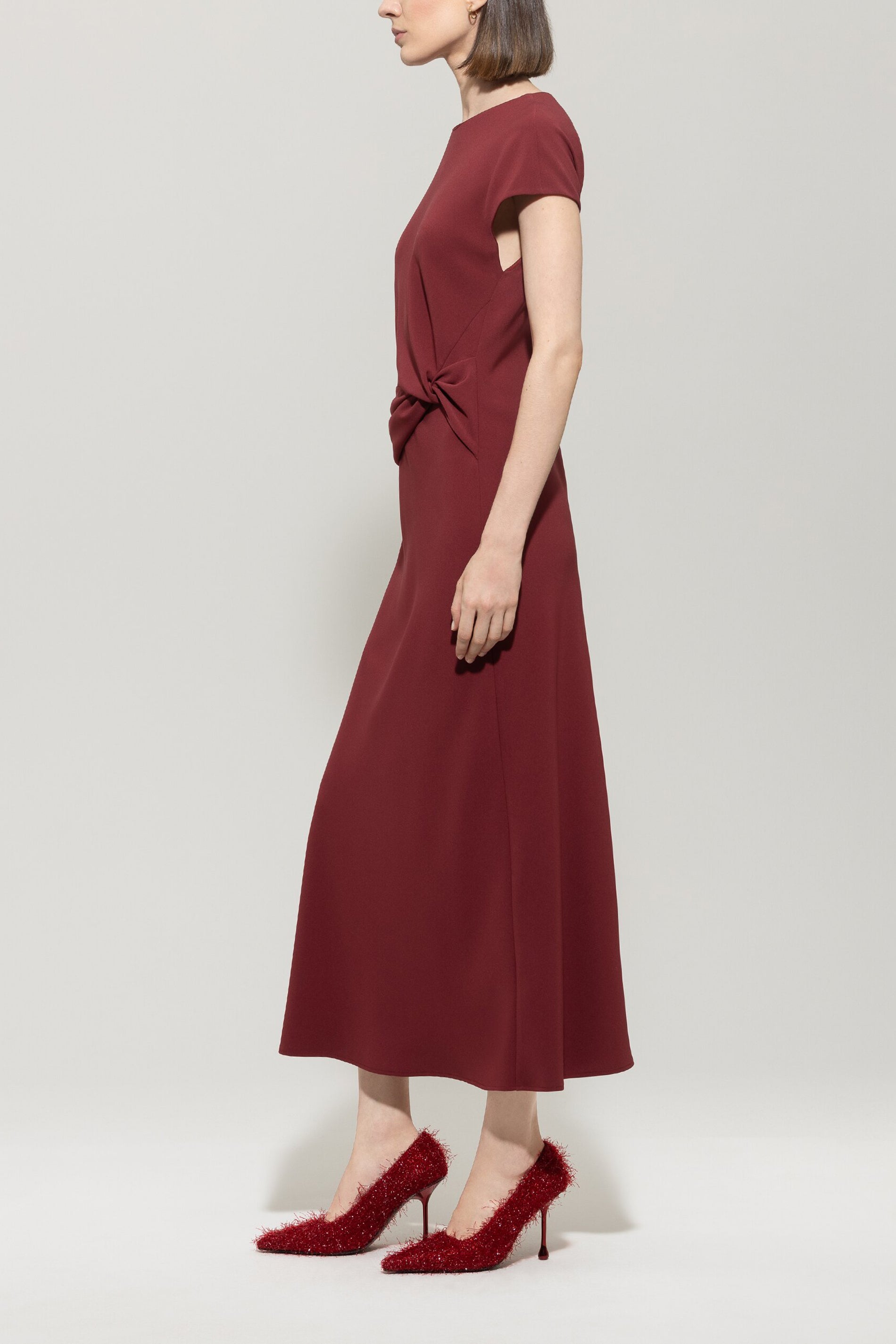 Kleid mit Drapédetail