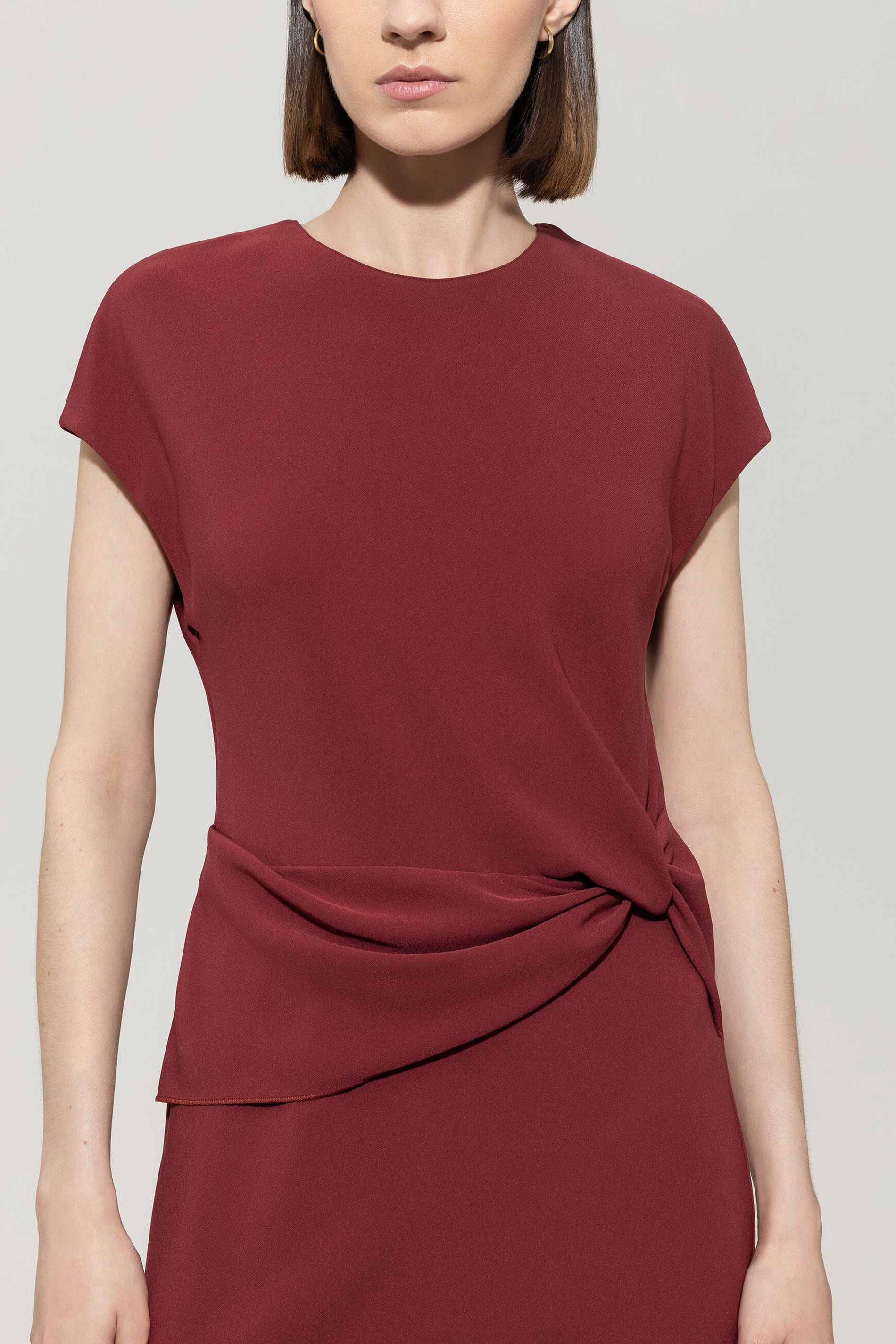 Kleid mit Drapédetail
