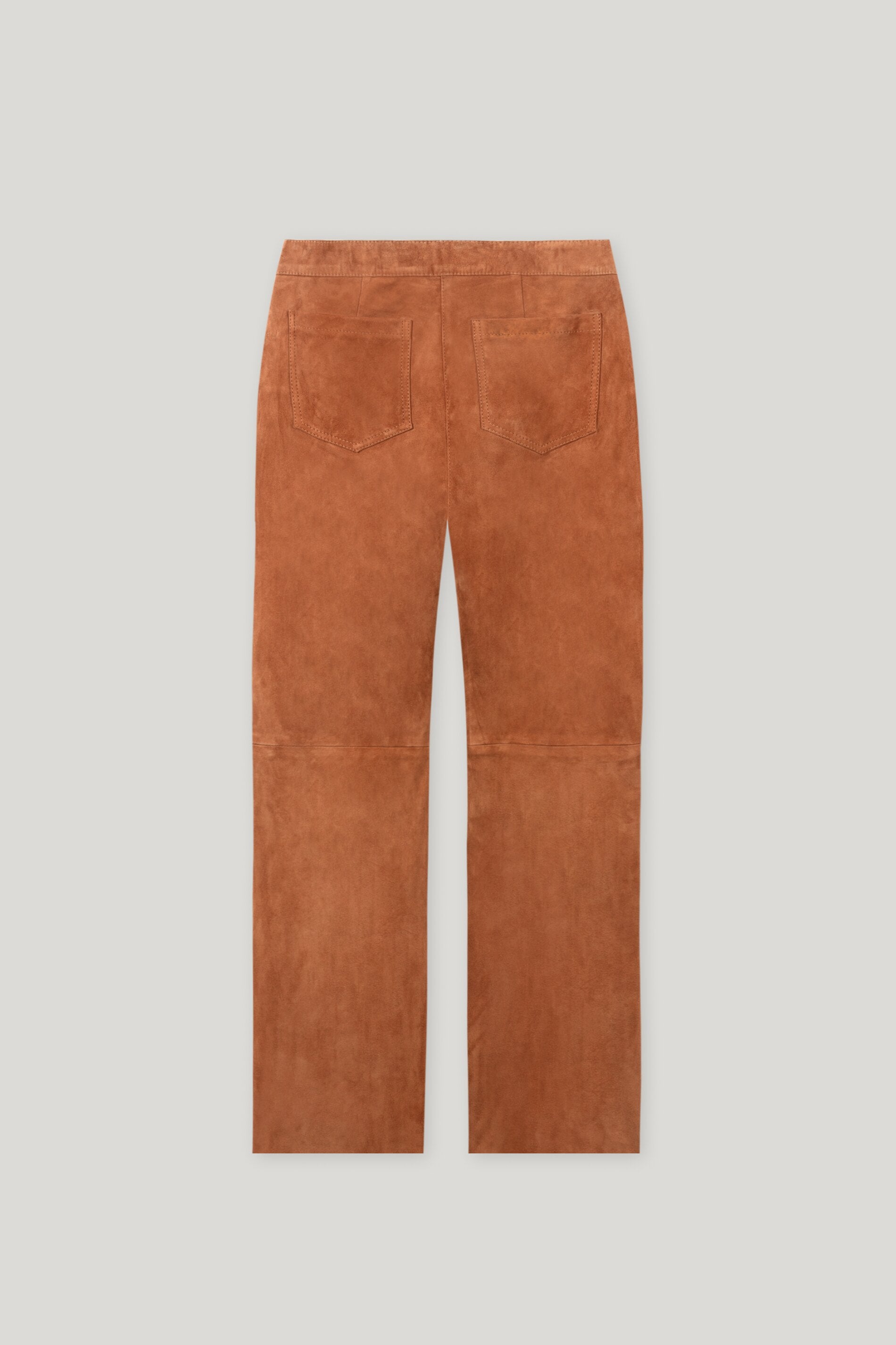 Veloursleder-Babyflare-Pants