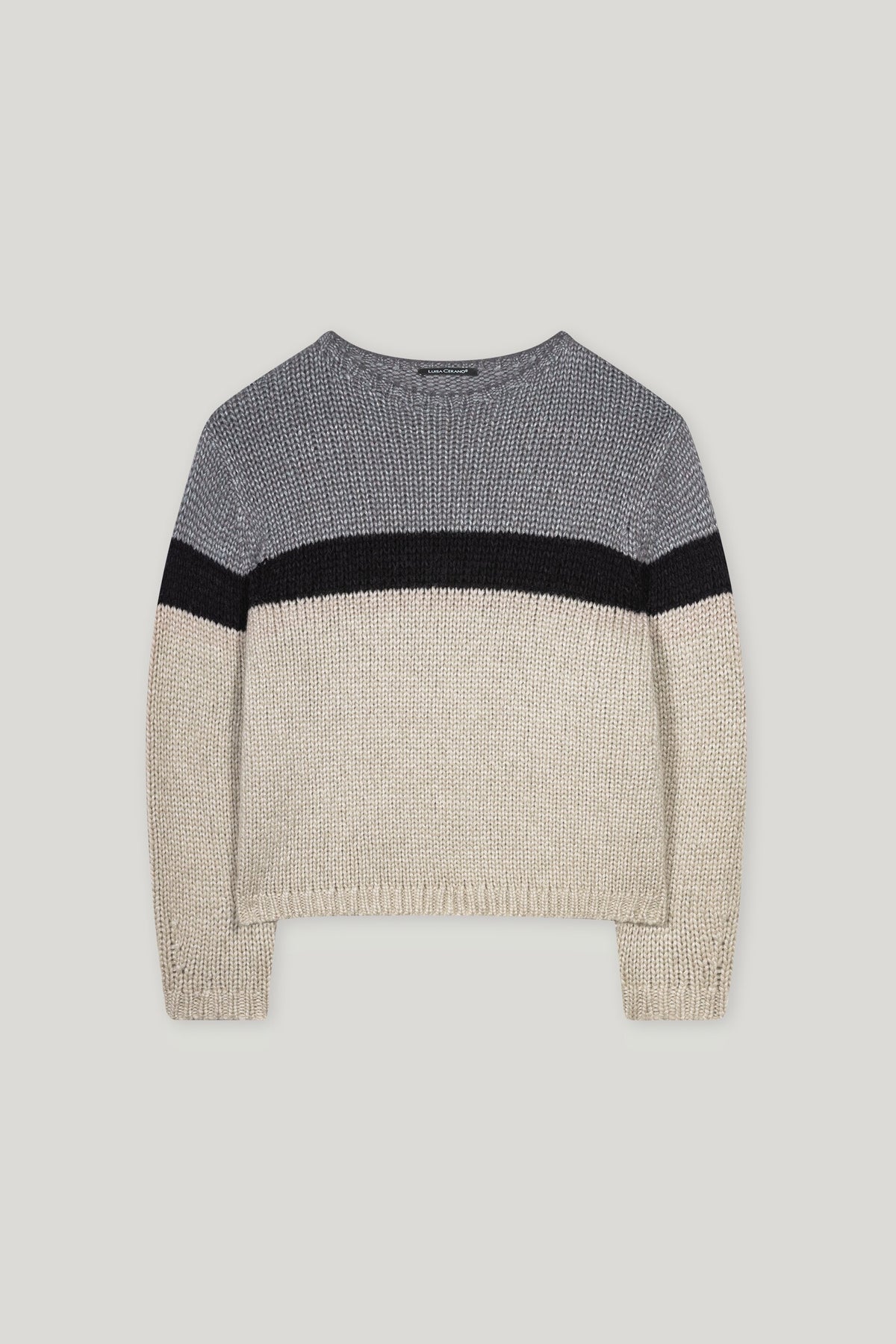 Pullover mit Colour-Block