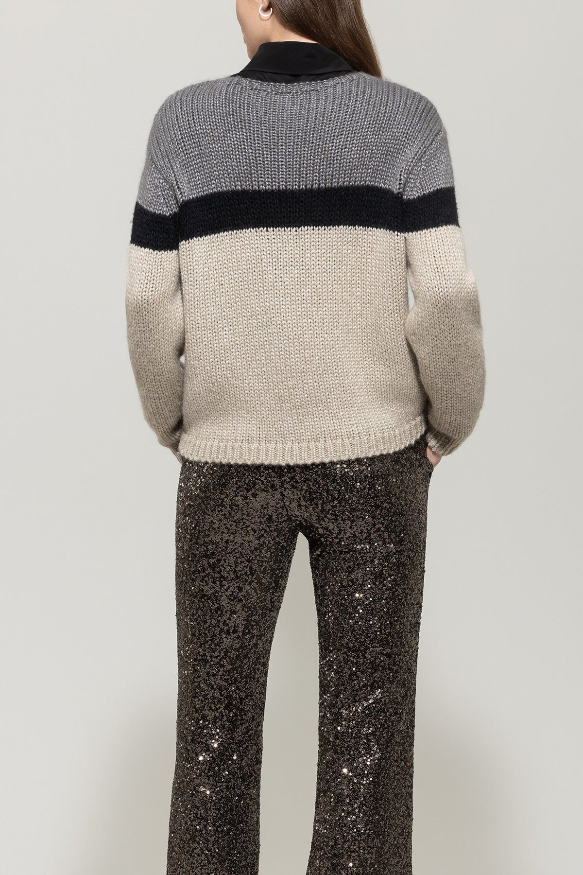 Pullover mit Colour-Block