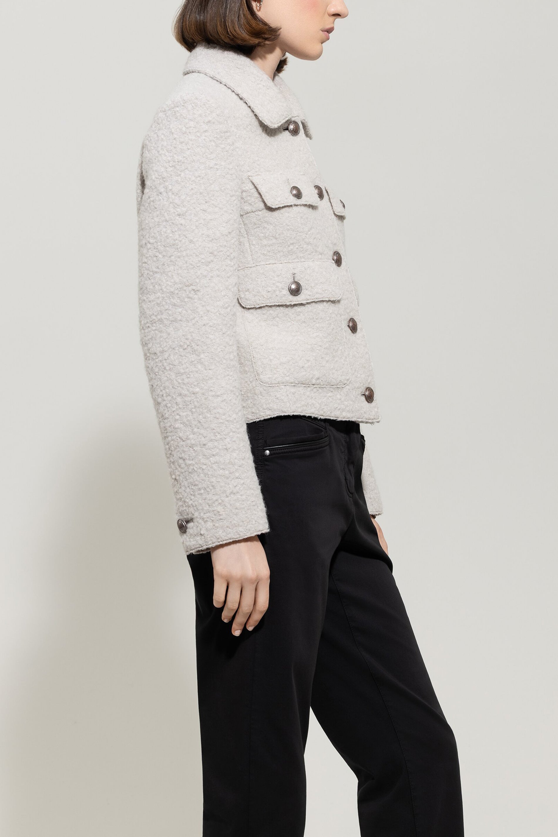 Jacke aus Woll-Mix