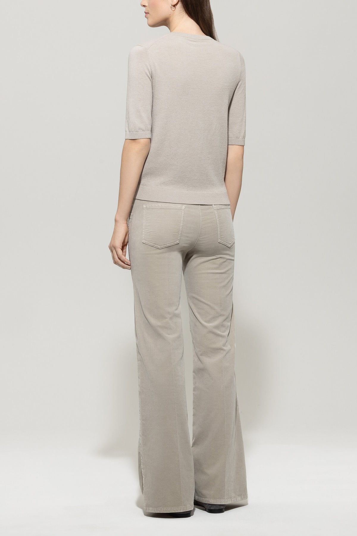 Bootcut-Samt-Pants