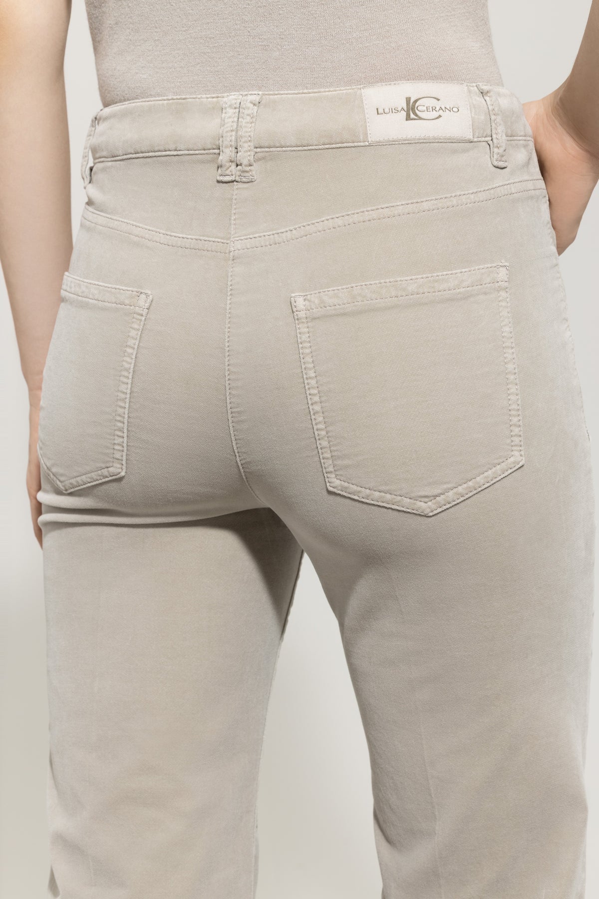 Bootcut-Samt-Pants